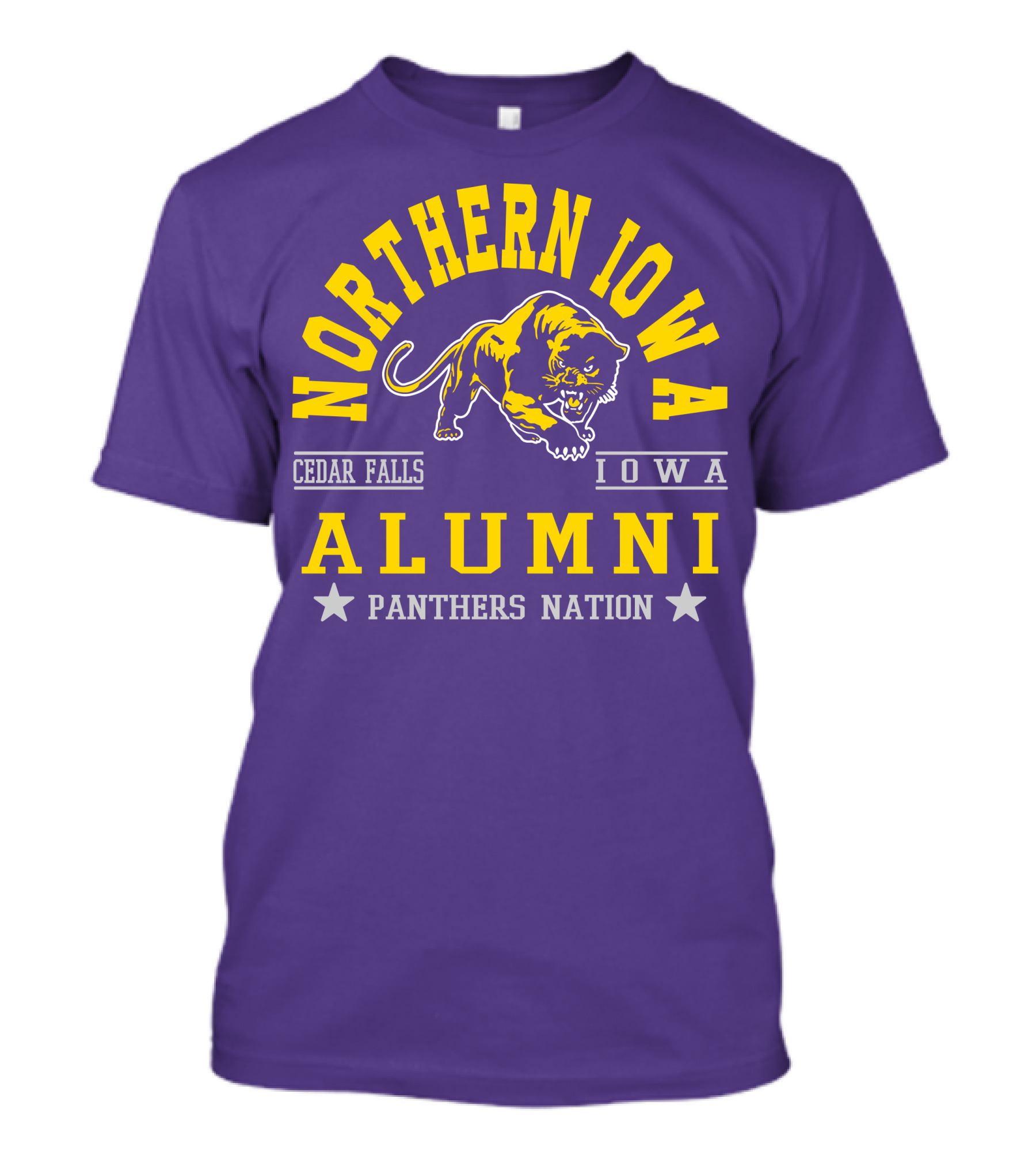 Northern Iowa Cedar Falls Alumni Panthers Nation T-Shirt