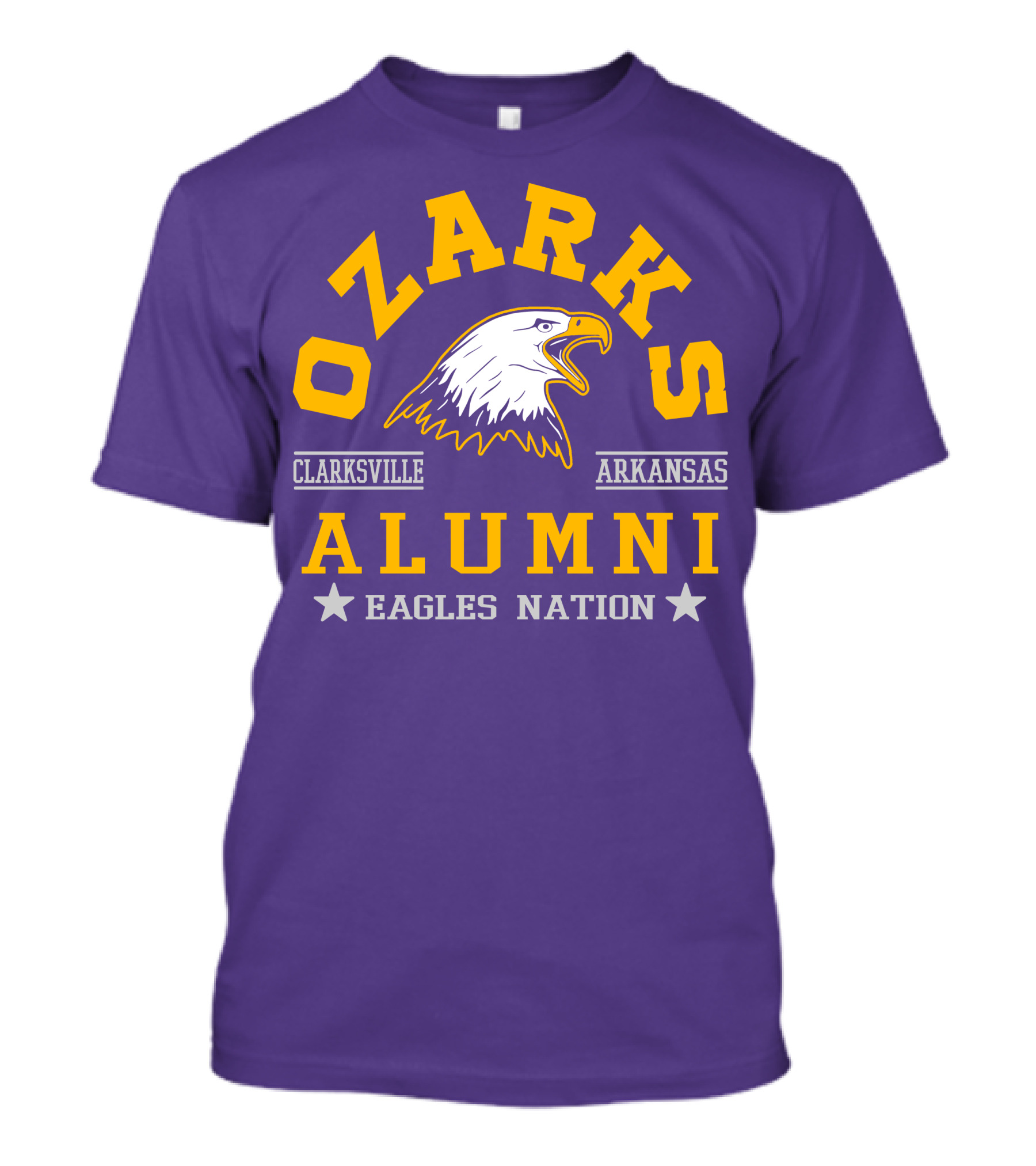 Ozarks Alumni Clarksville Arkansas Eagles Nation T-Shirt