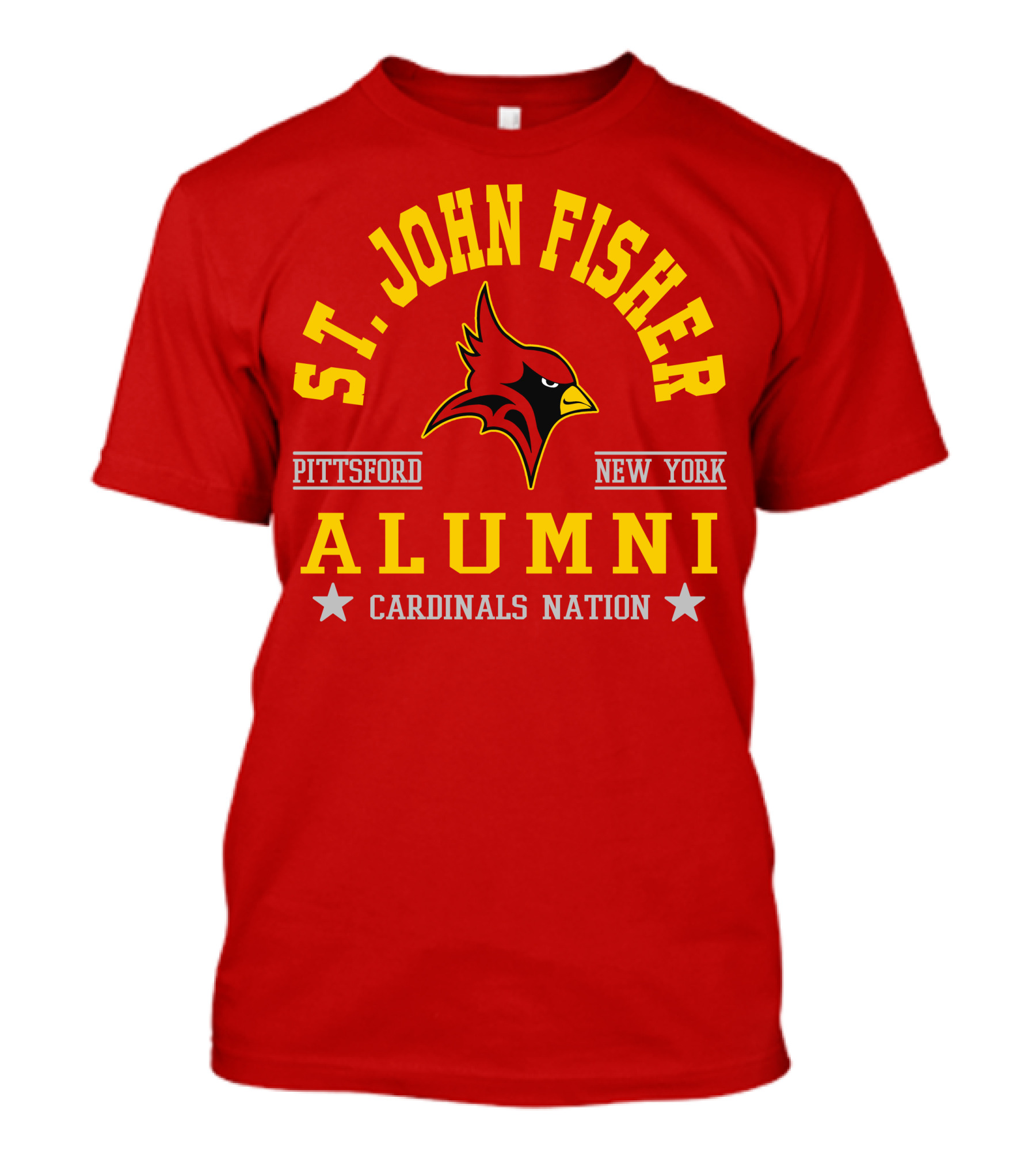 St John Fisher Cardinals Alumni Pittsford New York Nation T-Shirt