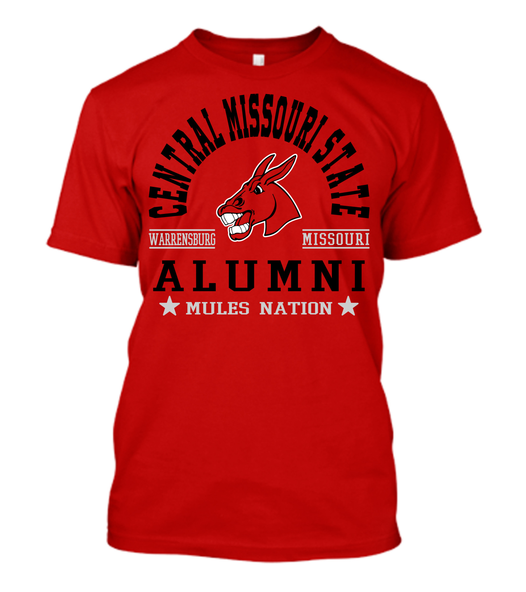 Central Missouri State Alumni Warrensburg Mules Nation T-Shirt
