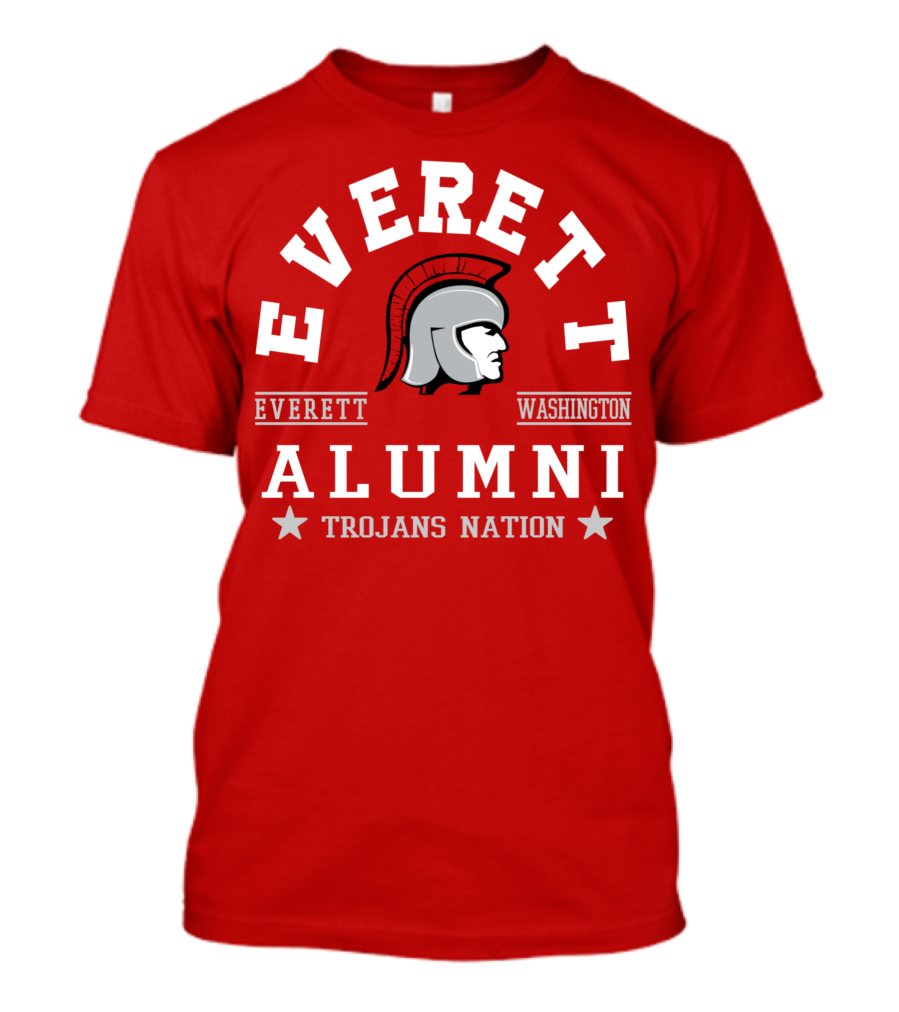 Everett Washington Alumni Trojans Nation T-Shirt