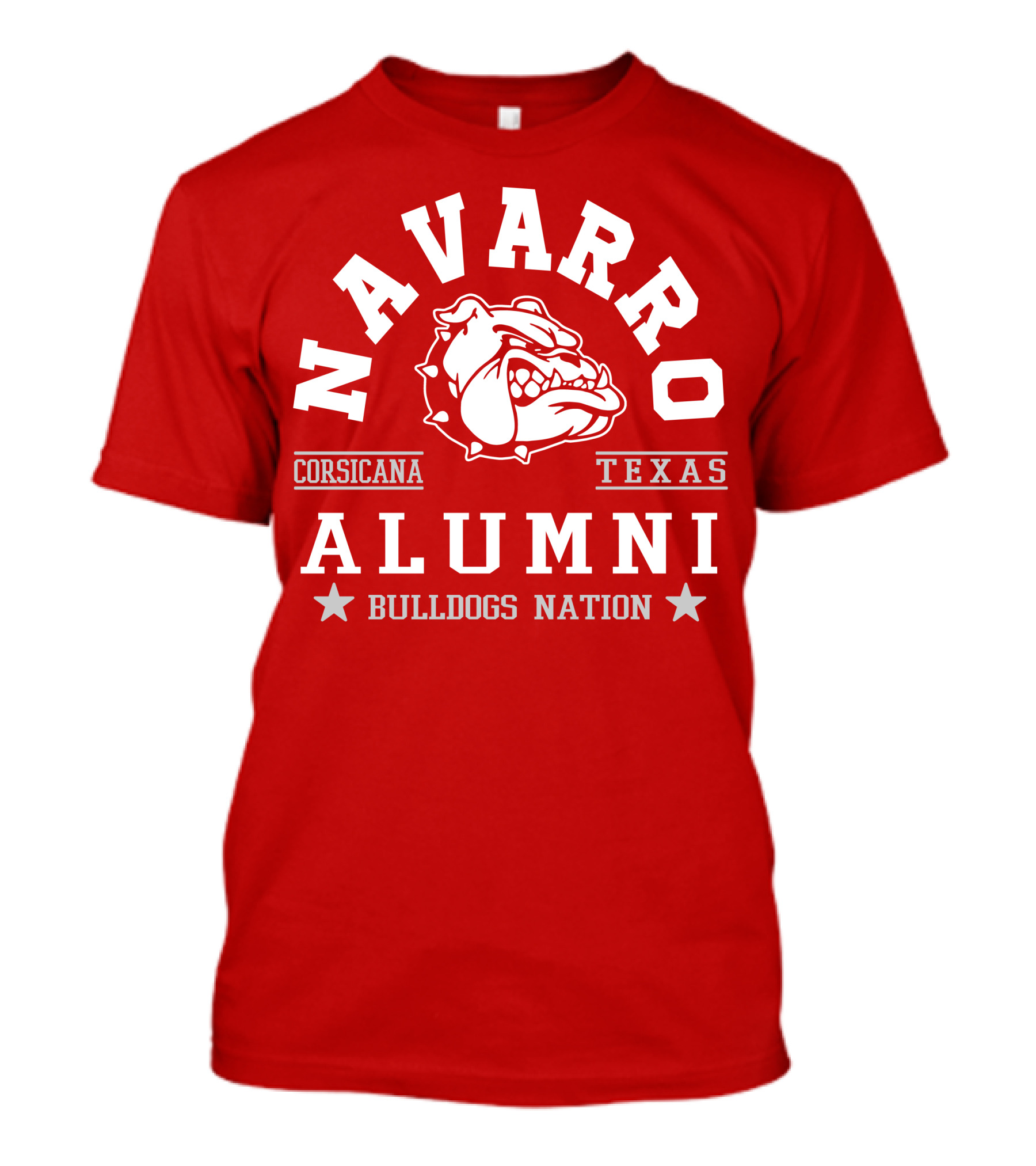 Navarro Corsicana Texas Alumni Bulldogs Nation T-Shirt