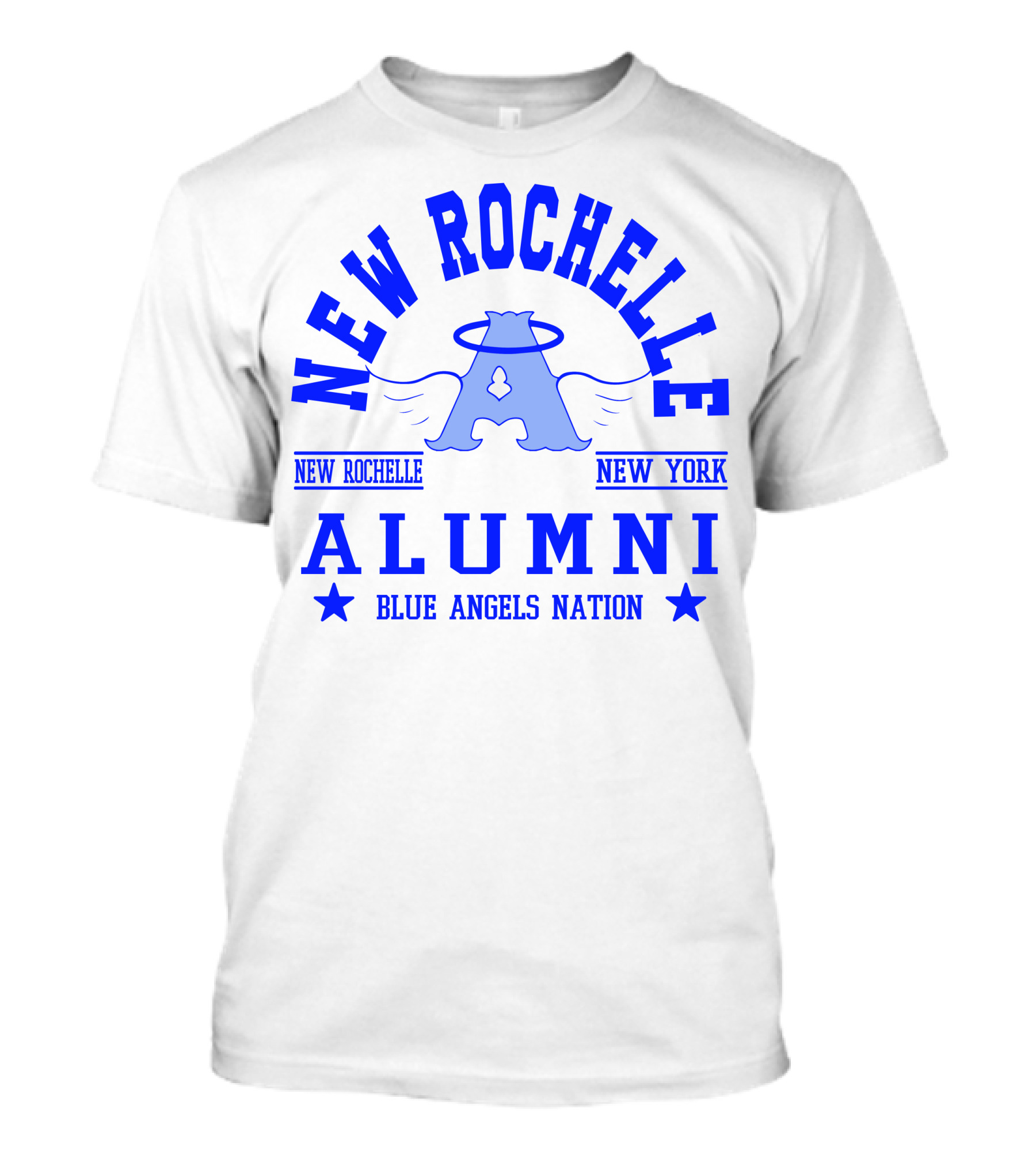 New Rochelle Alumni Blue Angels Nation New York T-Shirt