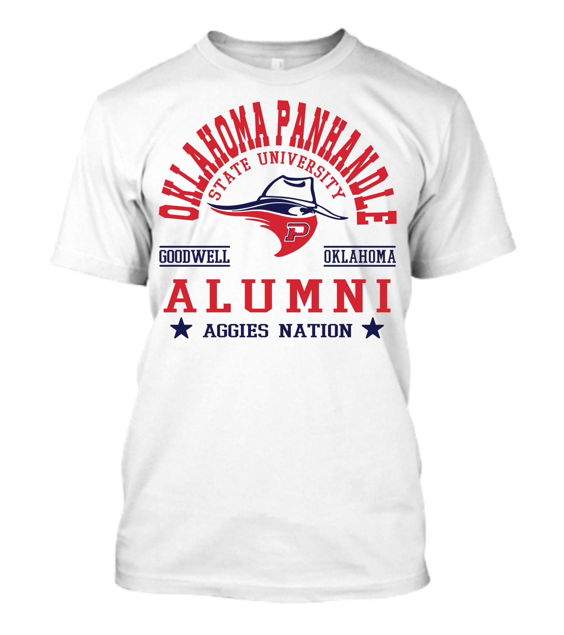 Oklahoma Panhandle State University Alumni Aggies Nation Goodwell Oklahoma T-Shirt