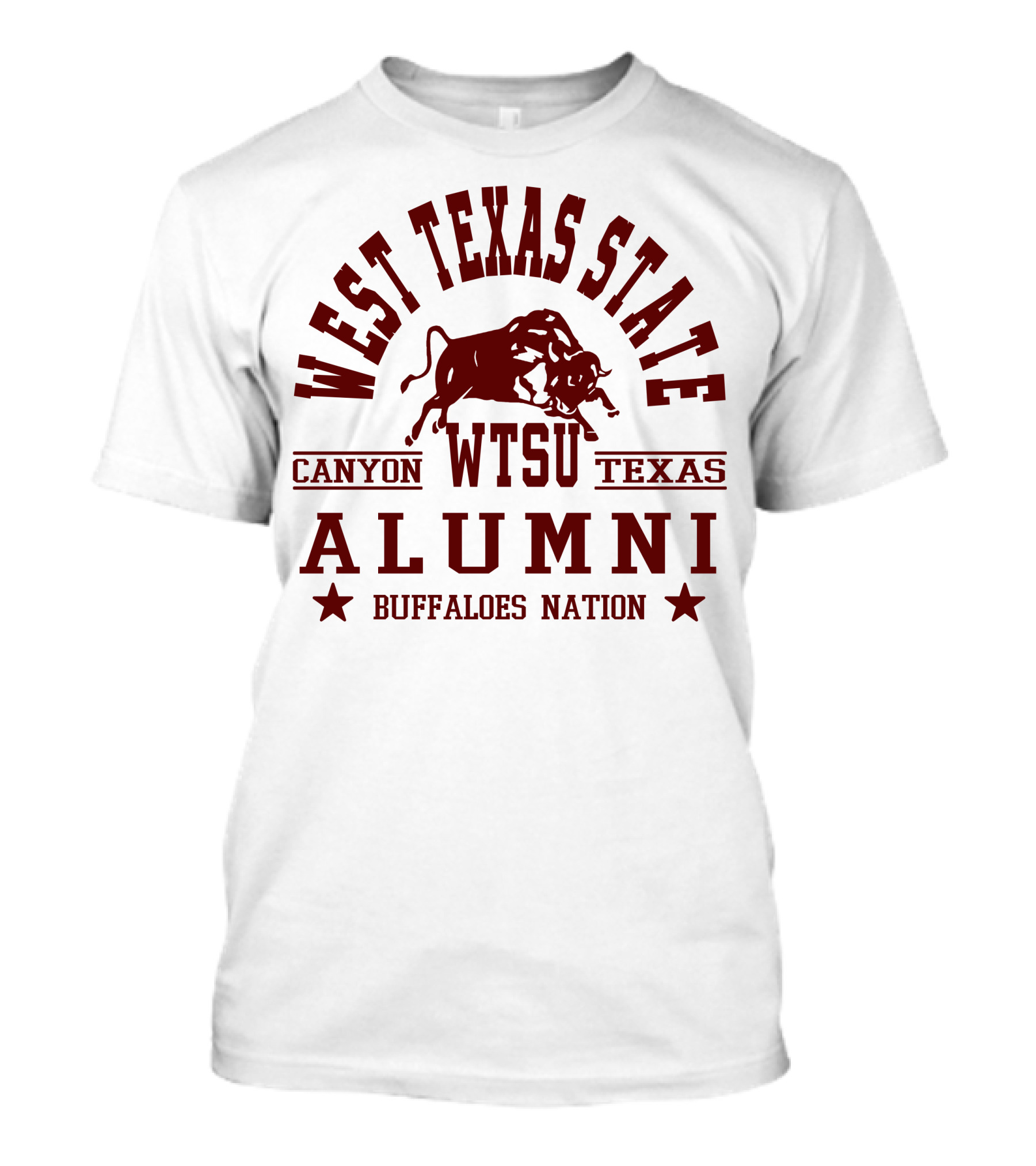West Texas State Alumni Buffaloes Nation WTSU Canyon Texas T-Shirt