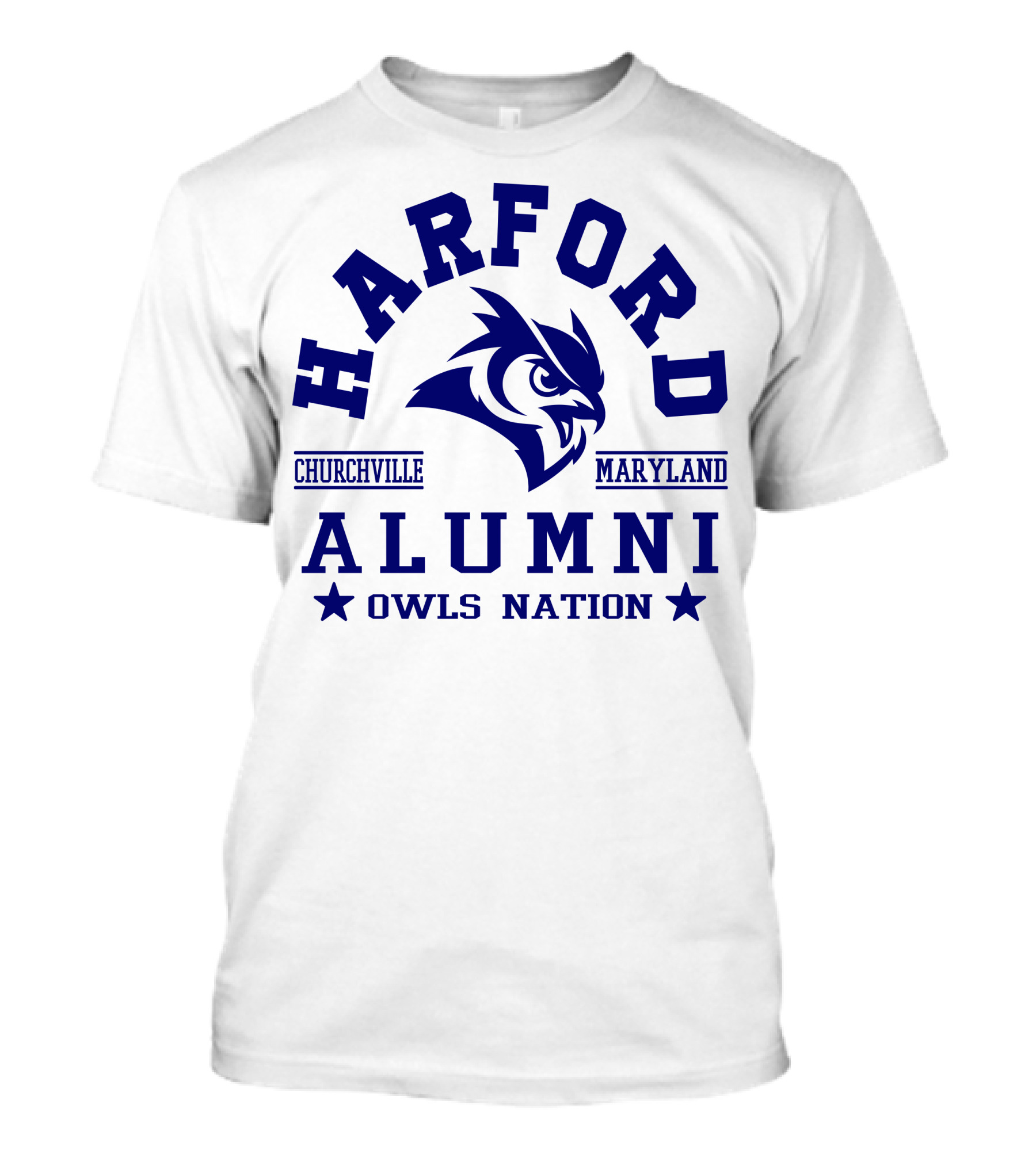Harford Alumni Owls Nation Churchville Maryland T-Shirt