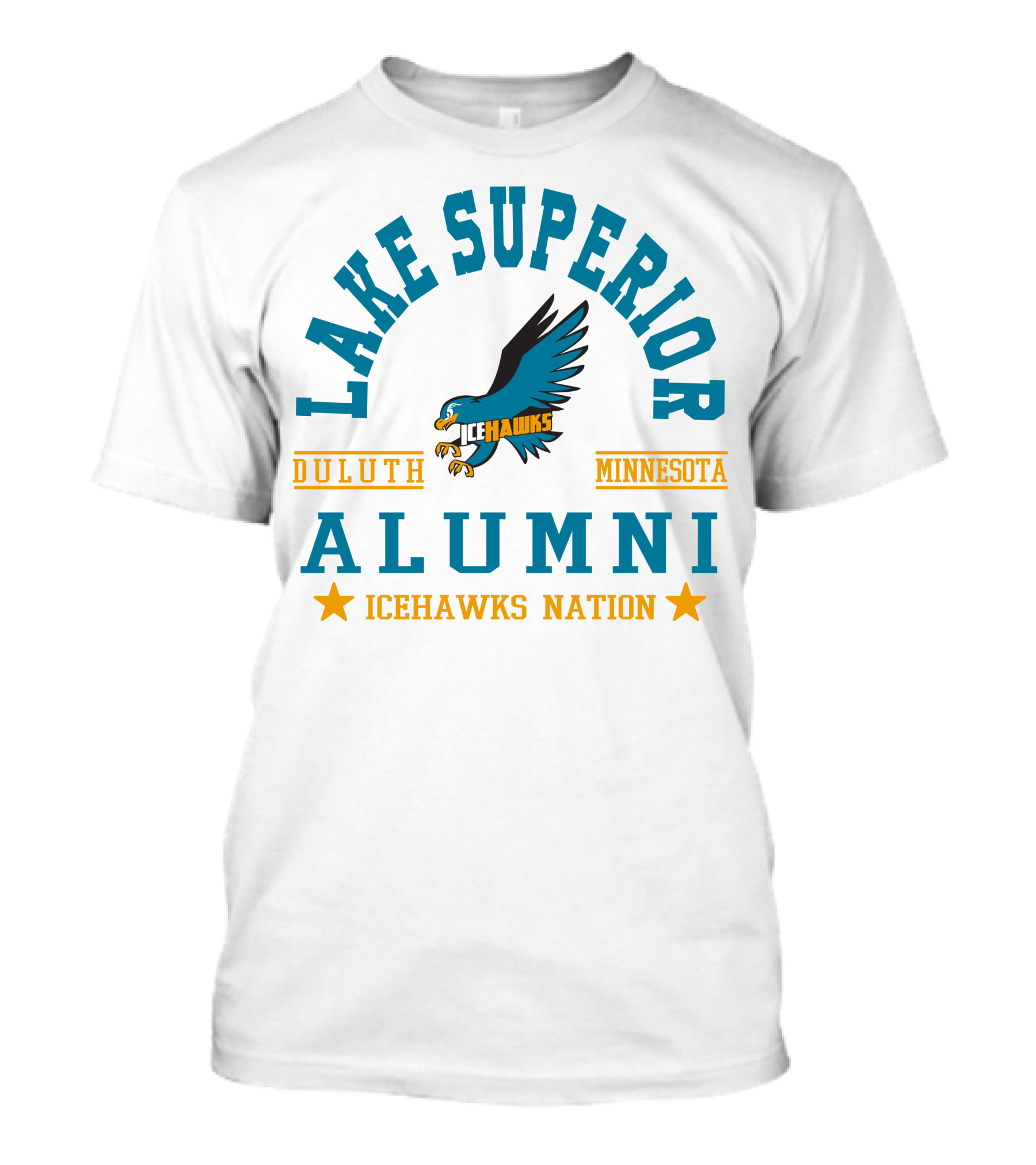 Lake Superior Alumni Duluth Minnesota Icehawks Nation T-Shirt
