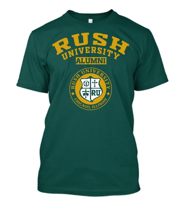 RUSH University Alumni Chicago Illinois Crest T-Shirt