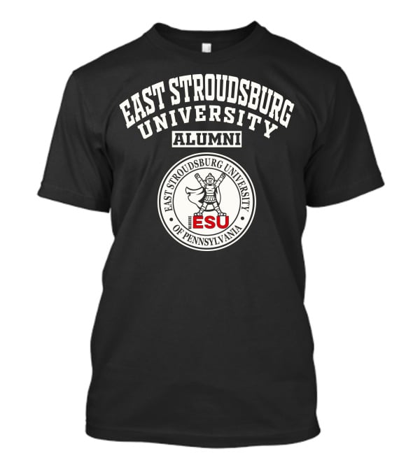 East Stroudsburg University Alumni Seal With Warrior ESU Of Pennsylvania T-Shirt