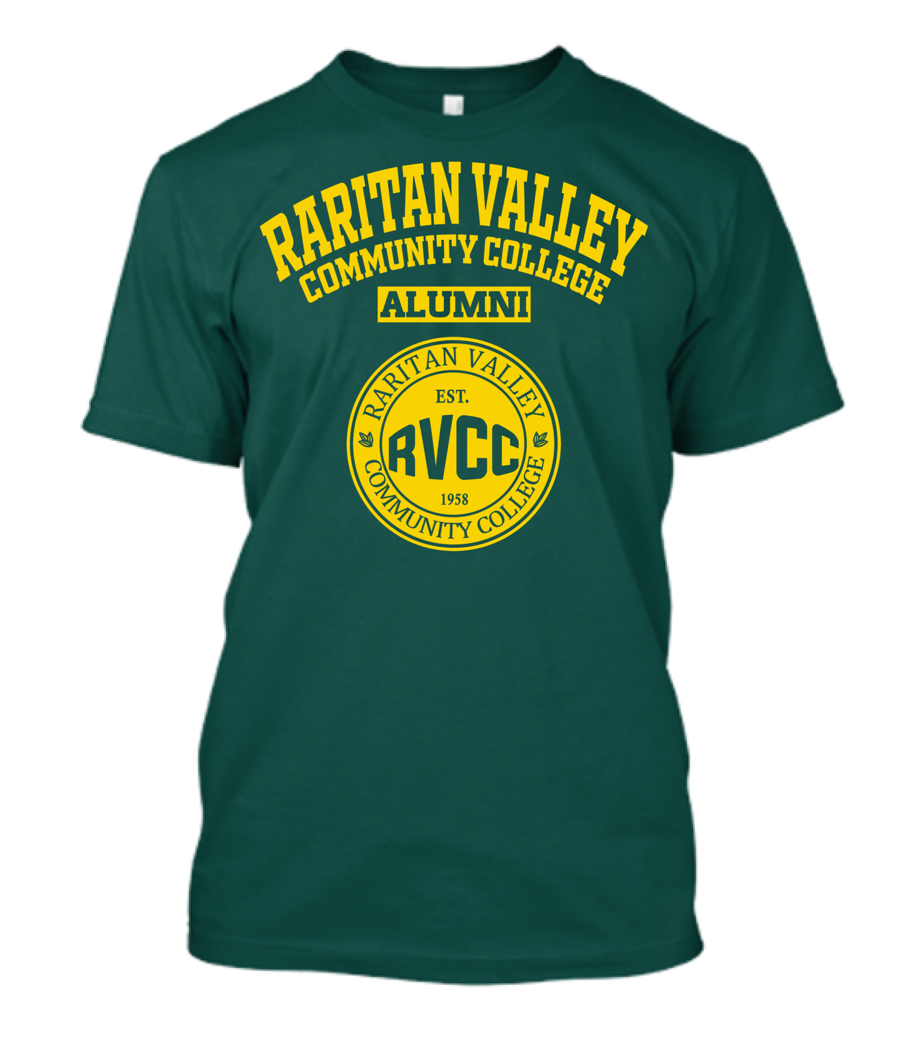 Raritan Valley Community College RVCC Alumni EST 1958 T-Shirt