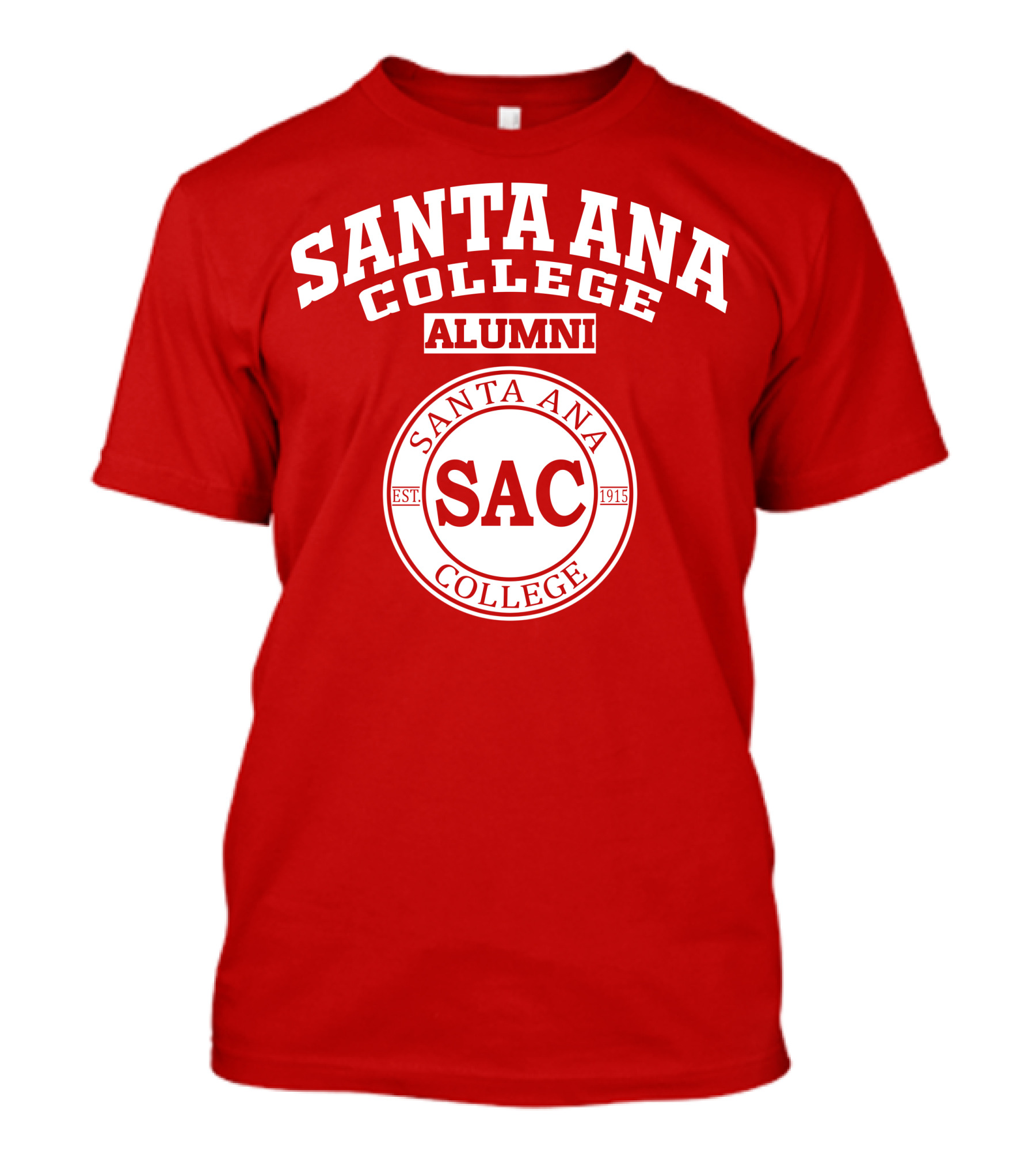 Santa Ana College Alumni SAC Est 1915 T-Shirt