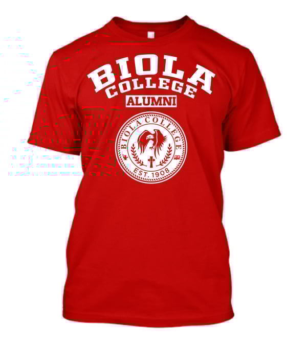 BIOLA College Alumni EST. 1908 Logo Seal T-Shirt