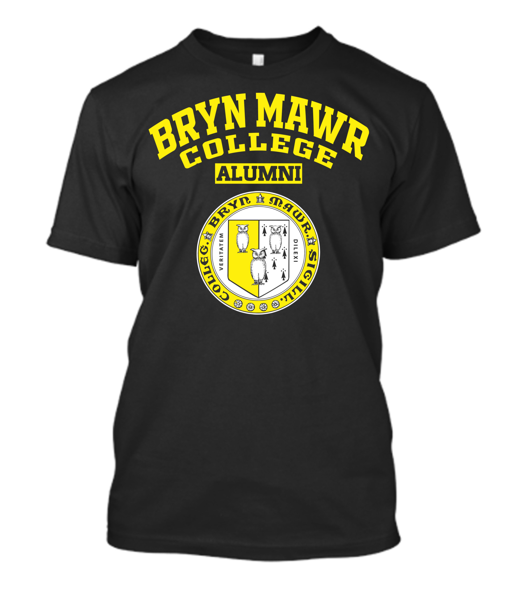 BRYN MAWR COLLEGE ALUMNI VERITATEM DILEXI SIGILLUM OWL SEAL T-Shirt