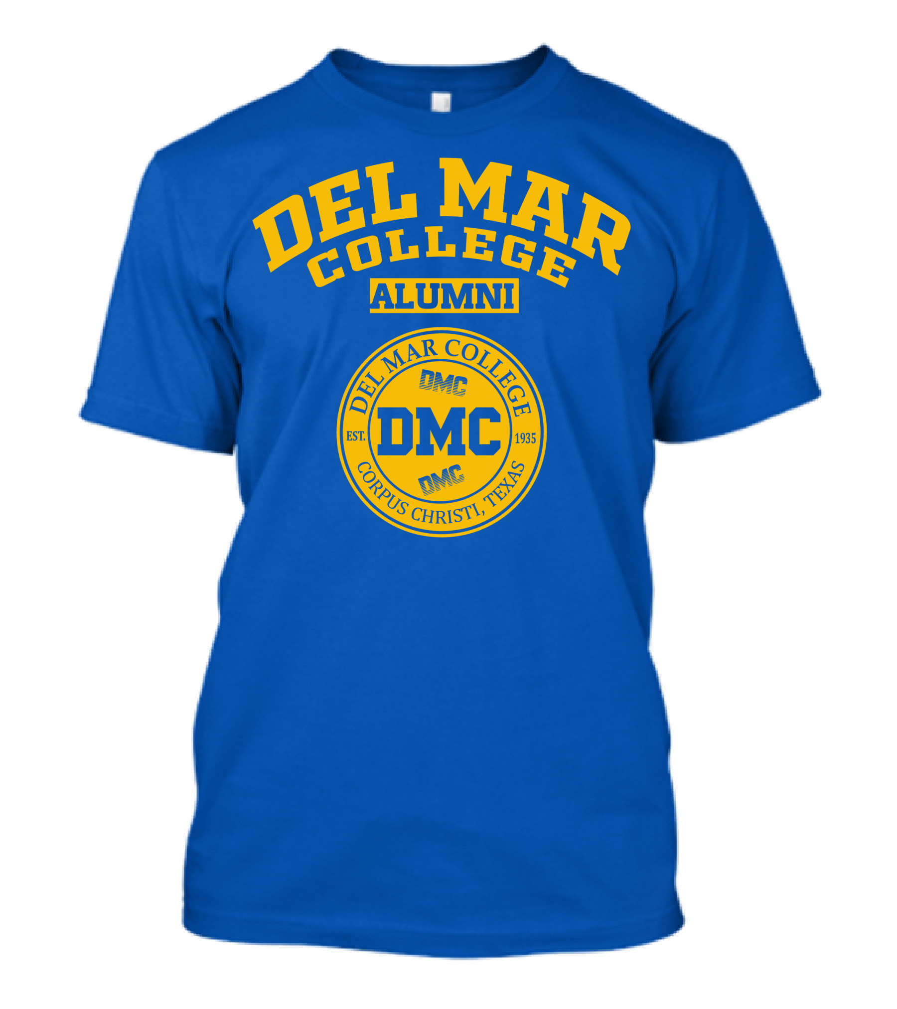 Del Mar College Alumni Corpus Christi Texas DMC Est. 1935 T-Shirt