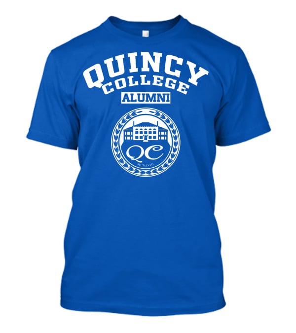 Quincy College Alumni QC MCMLVIII Crest T-Shirt