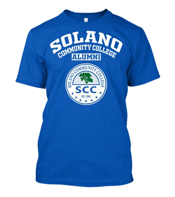 Solano Community College SCC Alumni Est. 1945 Blue T-Shirt