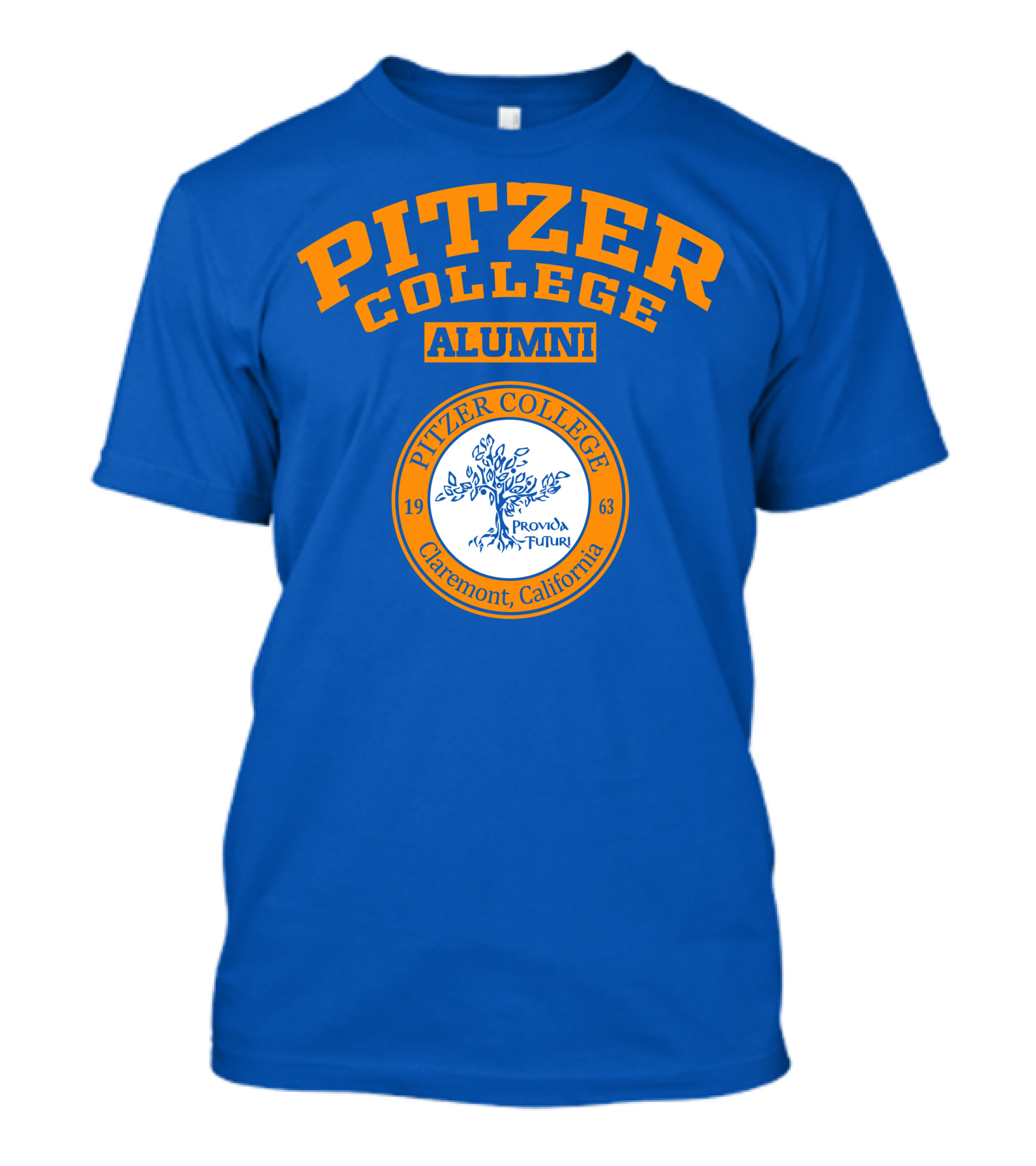 Pitzer College Alumni Claremont California Provida Futuri 1963 T-Shirt