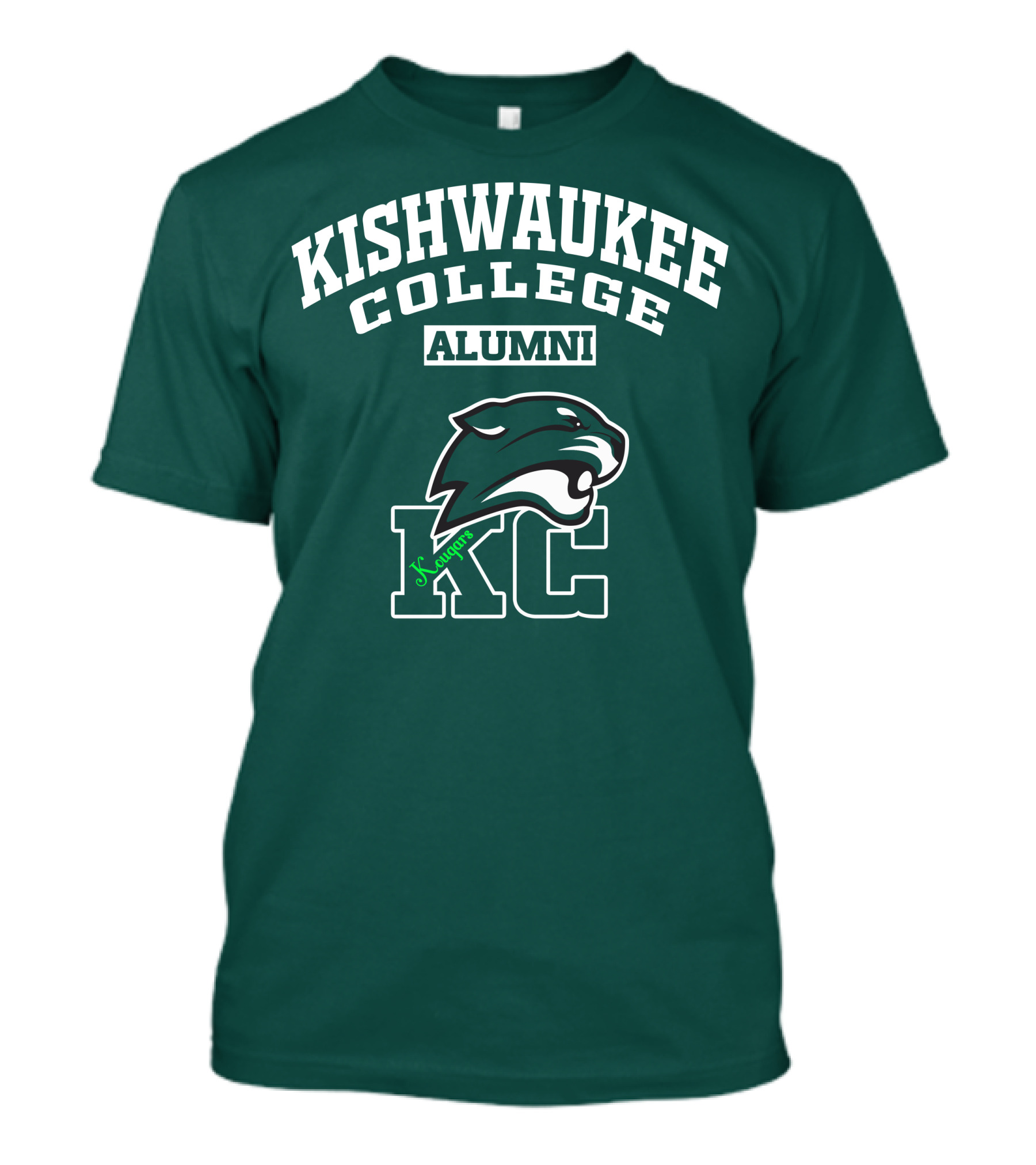 Kishwaukee College Alumni KC Cougars T-Shirt