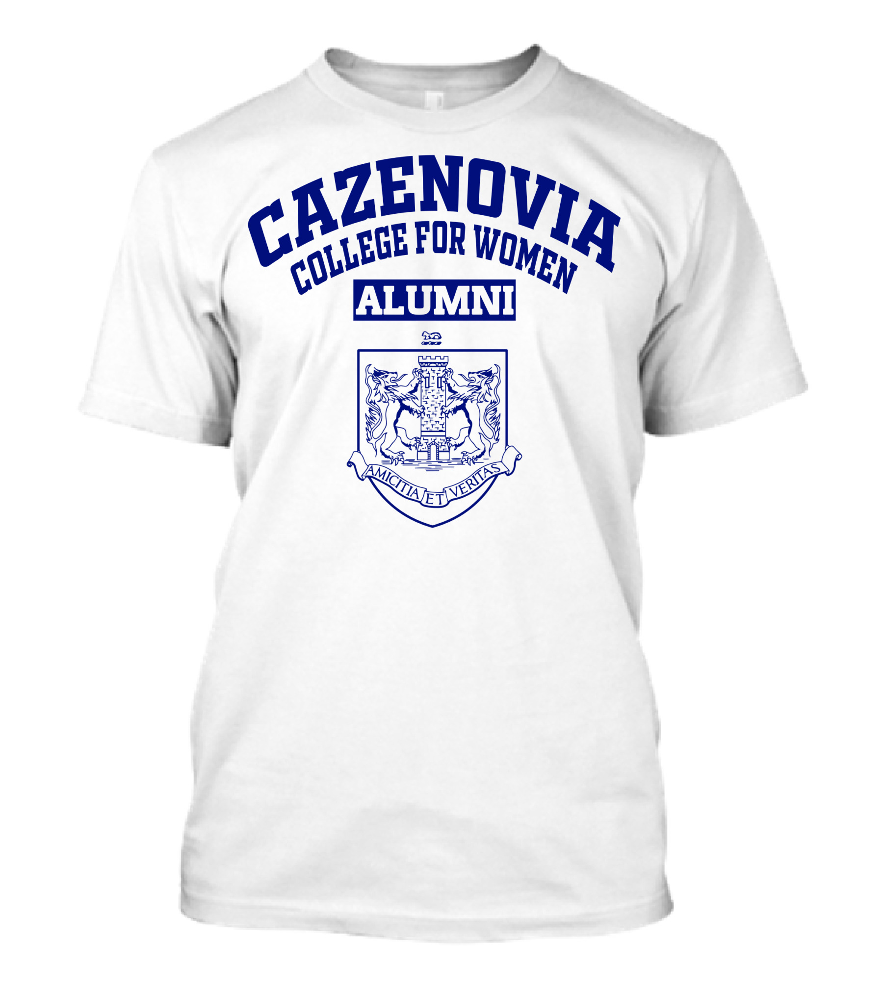 Cazenovia College For Women Alumni Amicitia Et Veritas Crest T-Shirt