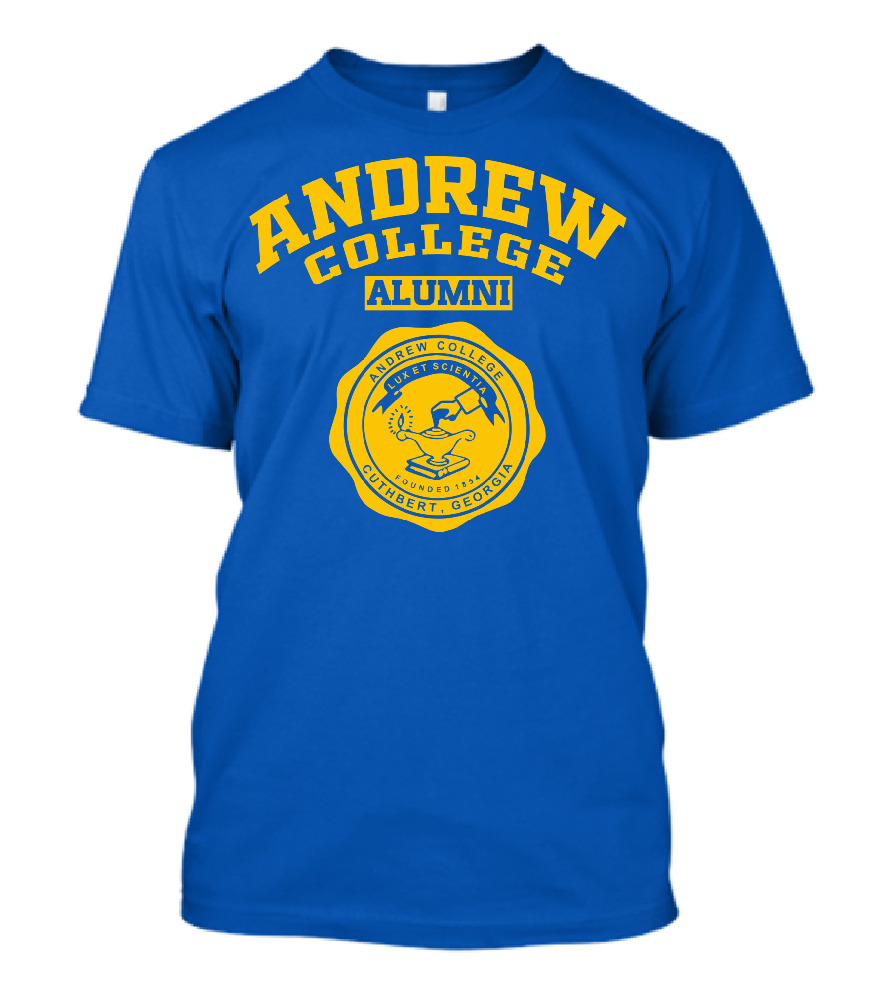 Andrew College Alumni Cuthbert Georgia Seal Established 1854 T-Shirt