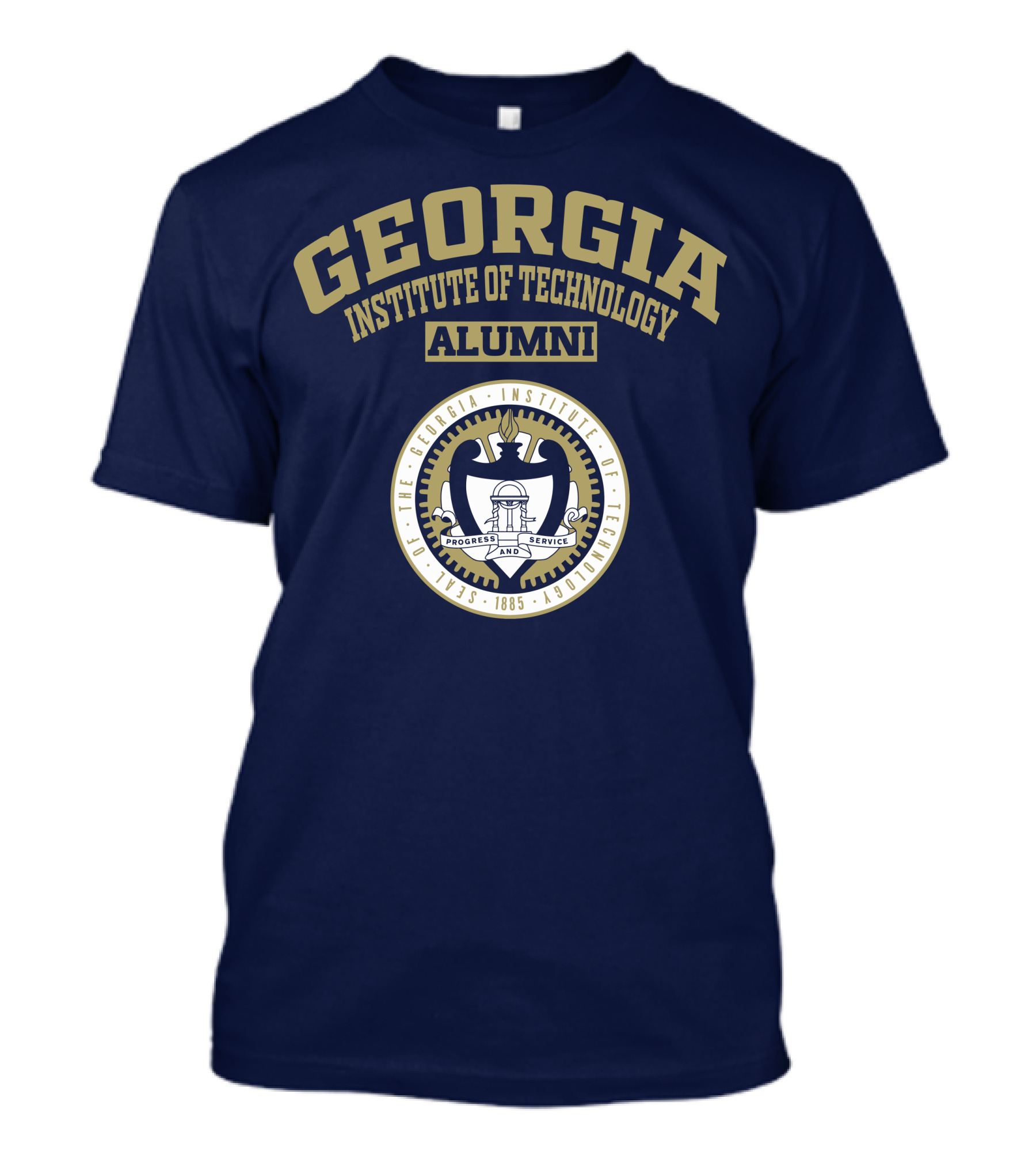 Georgia Institute Of Technology Alumni Seal Progress And Service T-Shirt