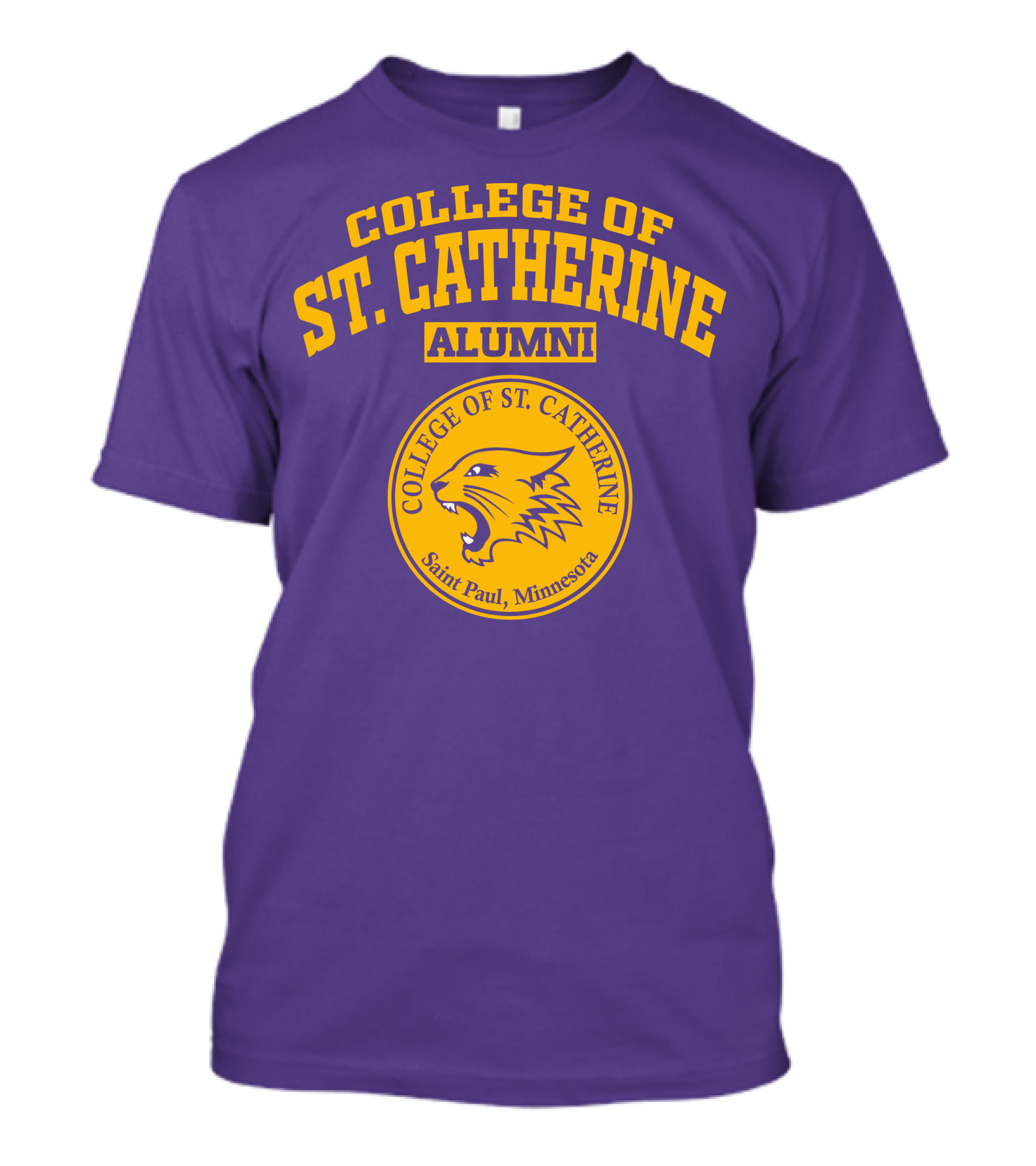 College Of St. Catherine Alumni Saint Paul Minnesota Wildcats T-Shirt