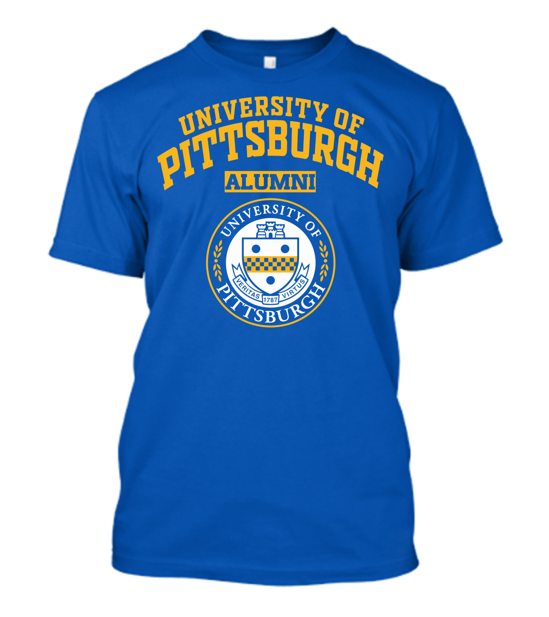UNIVERSITY OF PITTSBURGH ALUMNI VERITAS 1787 VIRTUS T-Shirt