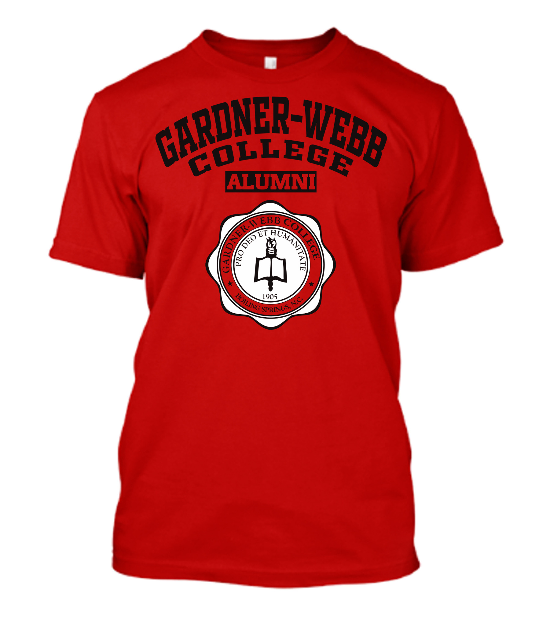 GARDNER–WEBB COLLEGE ALUMNI PRO DEO ET HUMANITATE 1905 BOILING SPRINGS N.C T-Shirt