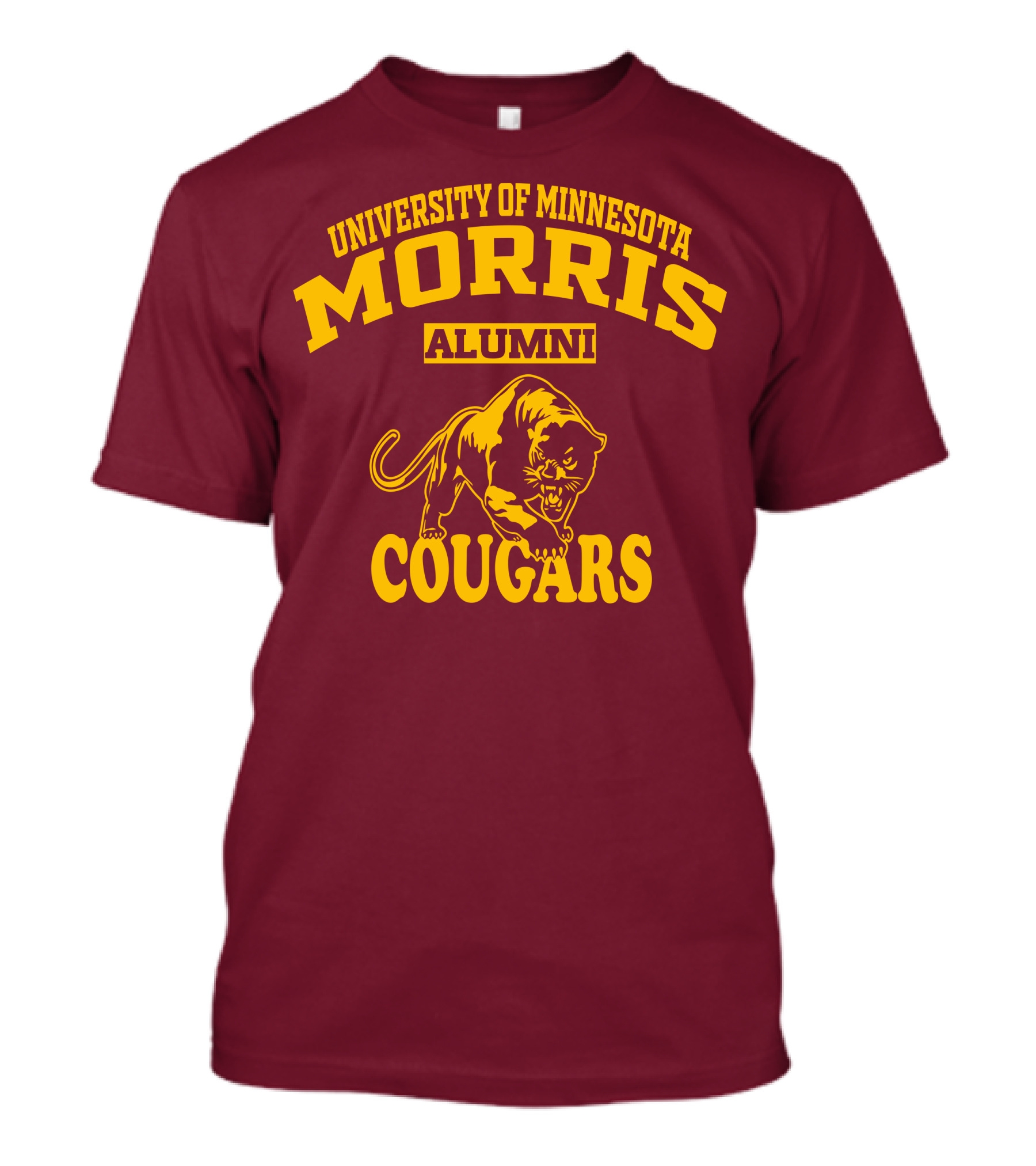 UNIVERSITY OF MINNESOTA MORRIS ALUMNI COUGARS T-Shirt