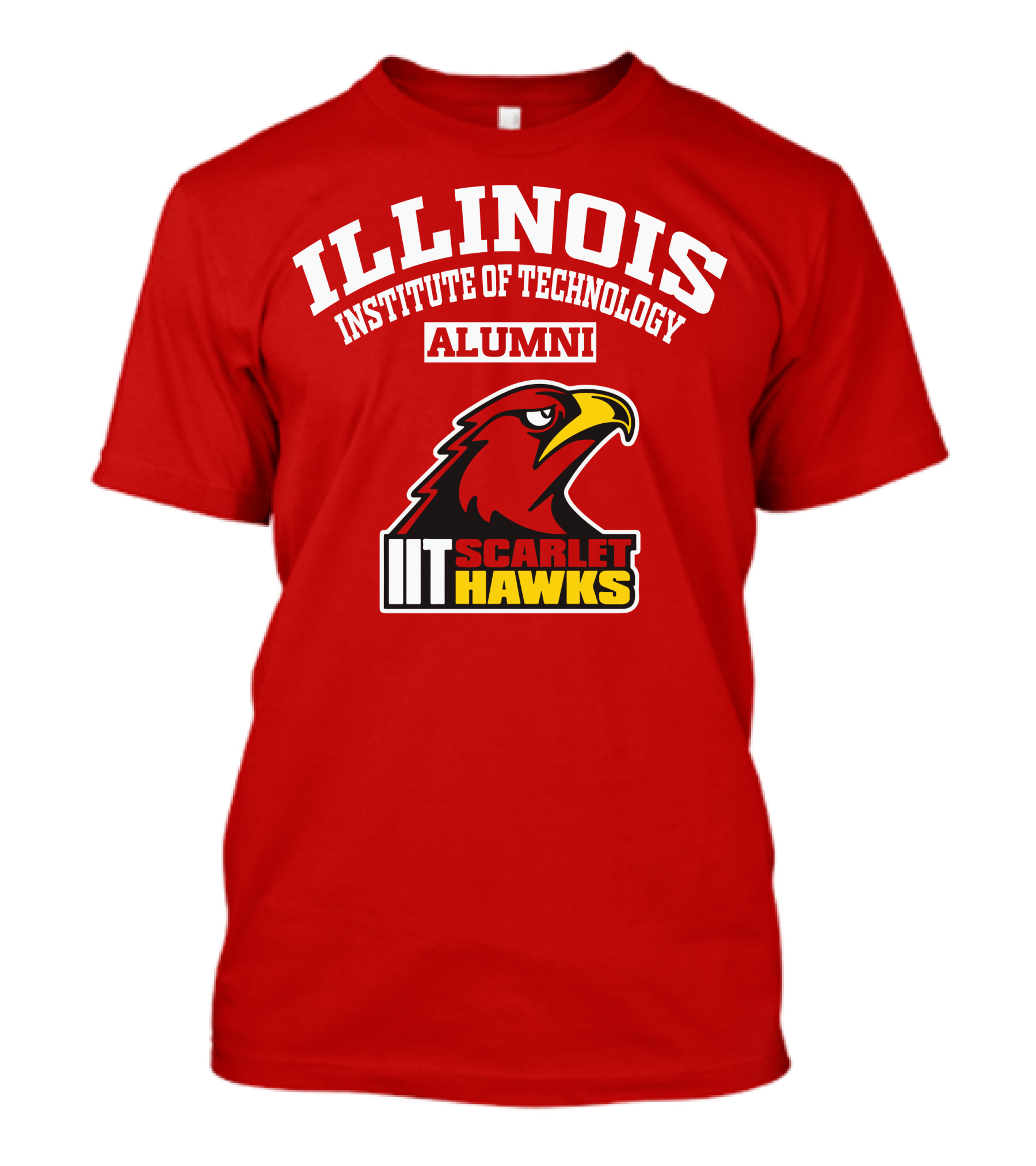 ILLINOIS INSTITUTE OF TECHNOLOGY ALUMNI IIT SCARLET HAWKS T-Shirt