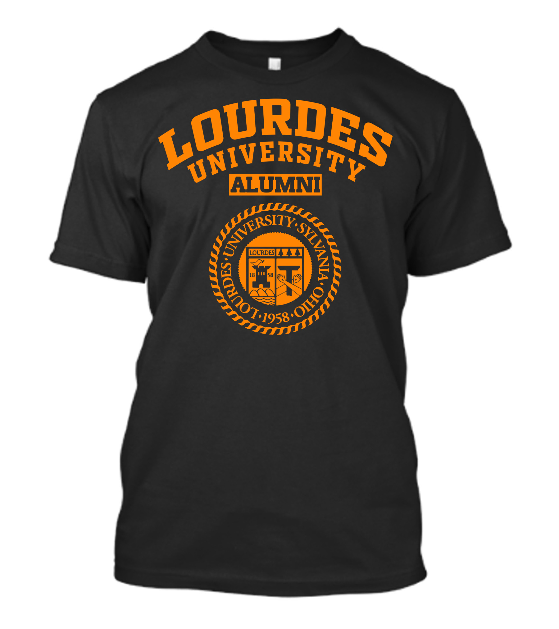 Lourdes University Alumni Seal Ohio Sylvania 1958 T-Shirt