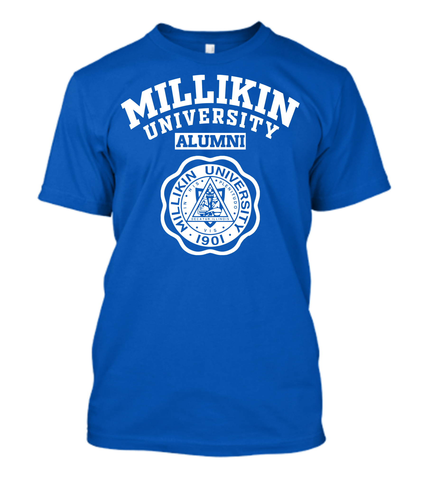 Millikin University Alumni Decatur Illinois 1901 Vis T-Shirt