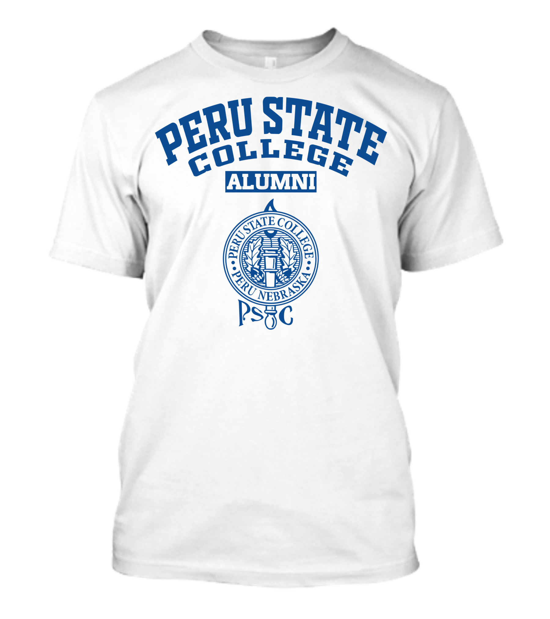 Peru State College Alumni Seal Peru Nebraska PSC T-Shirt