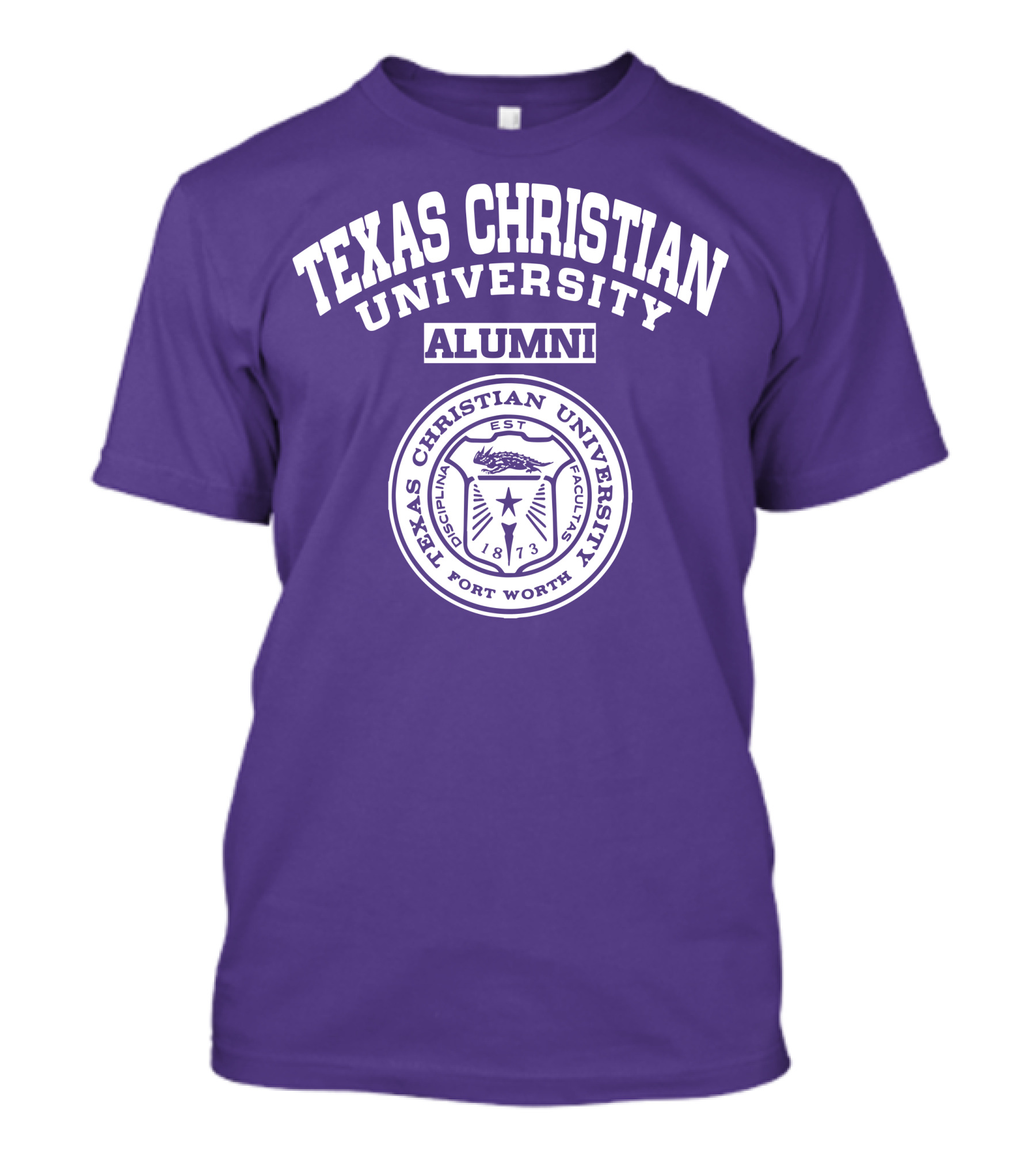 Texas Christian University Alumni Est 1873 Fort Worth Seal T-Shirt