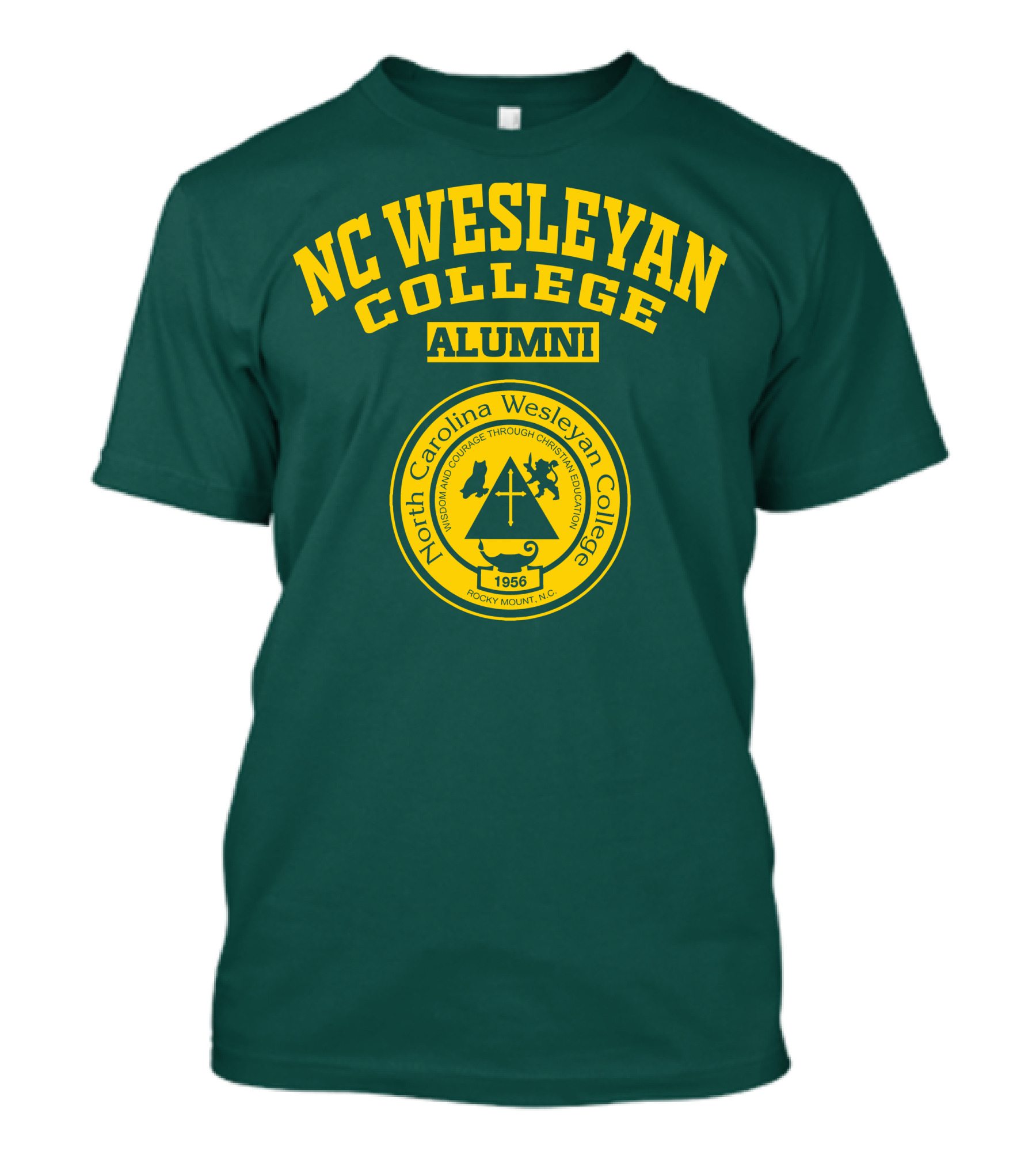 NC Wesleyan College Alumni North Carolina Wesleyan College Rocky Mount N.C. 1956 T-Shirt