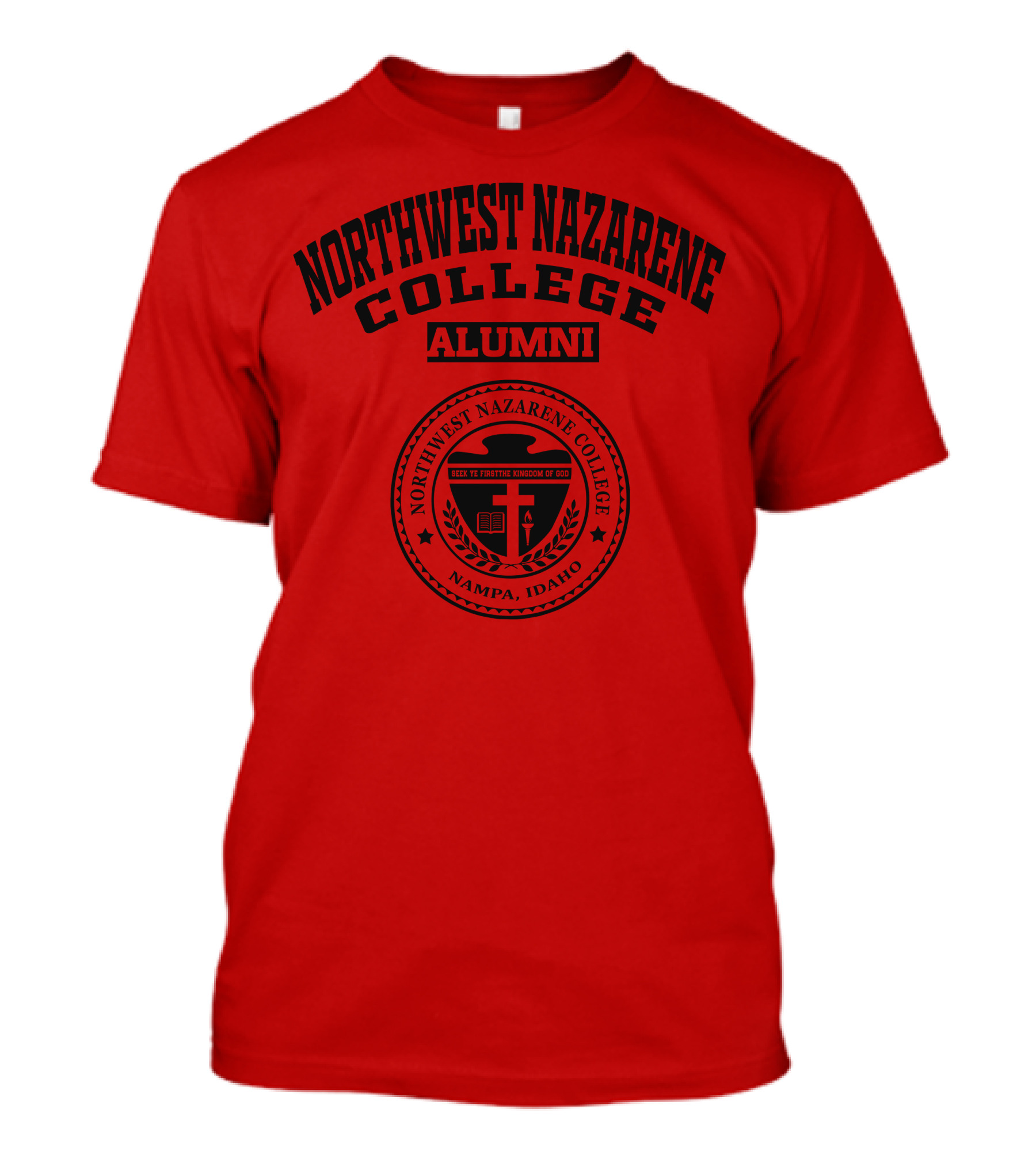 Northwest Nazarene College Alumni Nampa Idaho Seal T-Shirt