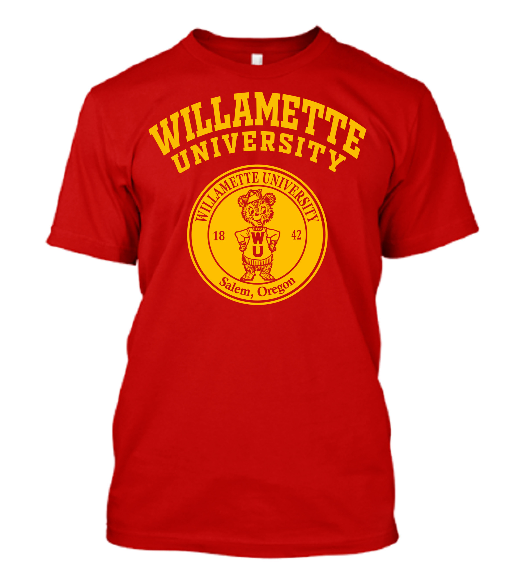 Willamette University Salem Oregon 1842 Bearcat T-Shirt