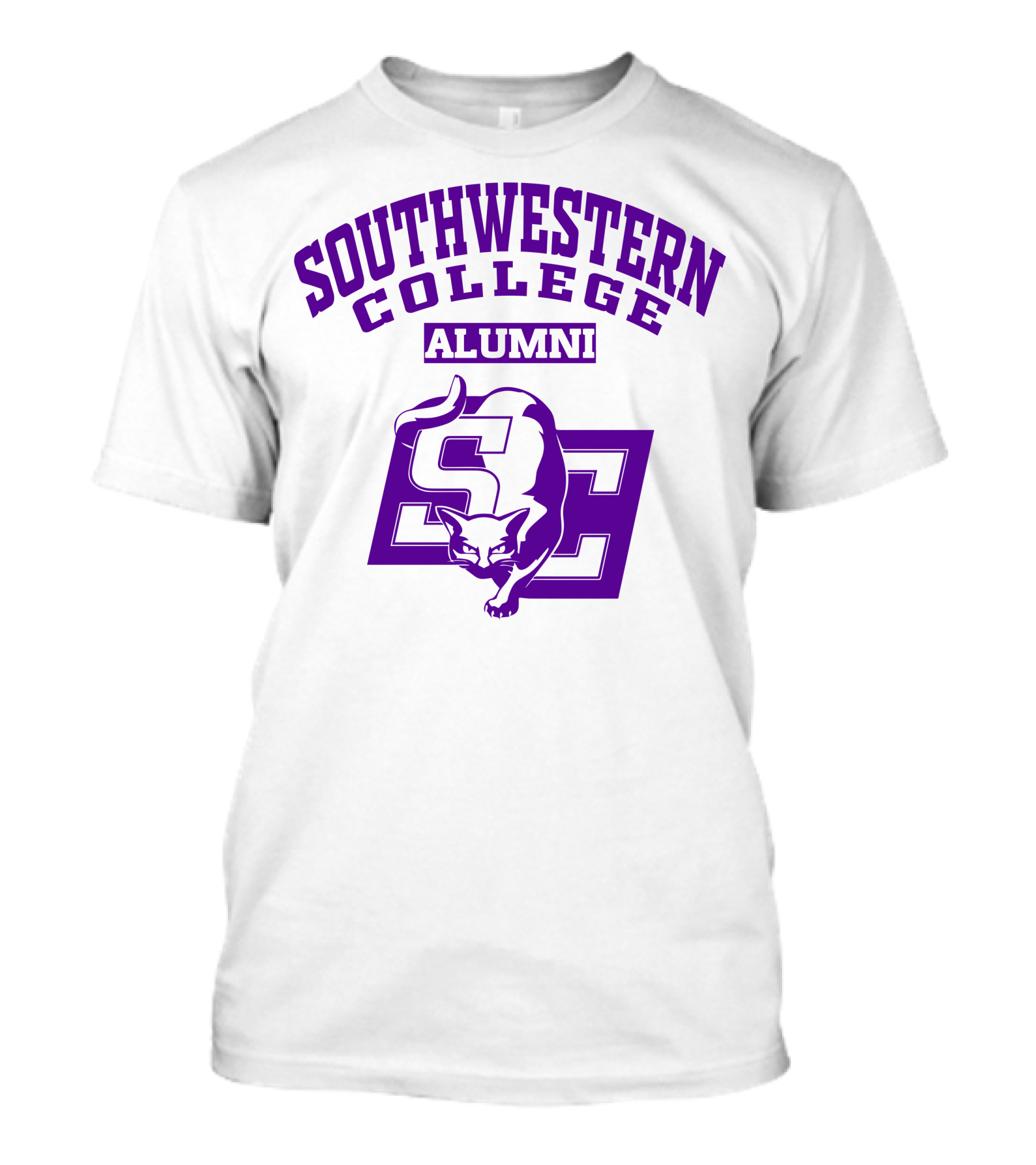 Southwestern College Alumni SC Logo With Cougar T-Shirt