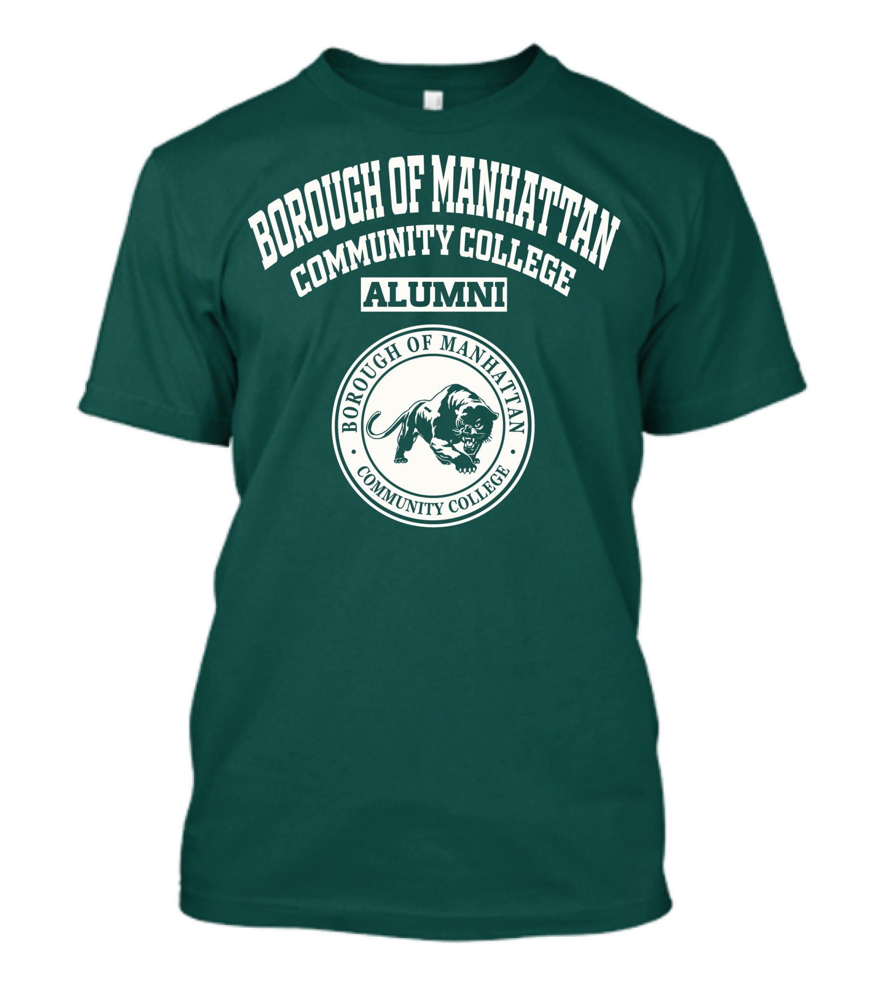 Borough Of Manhattan Community College Alumni Panther T-Shirt