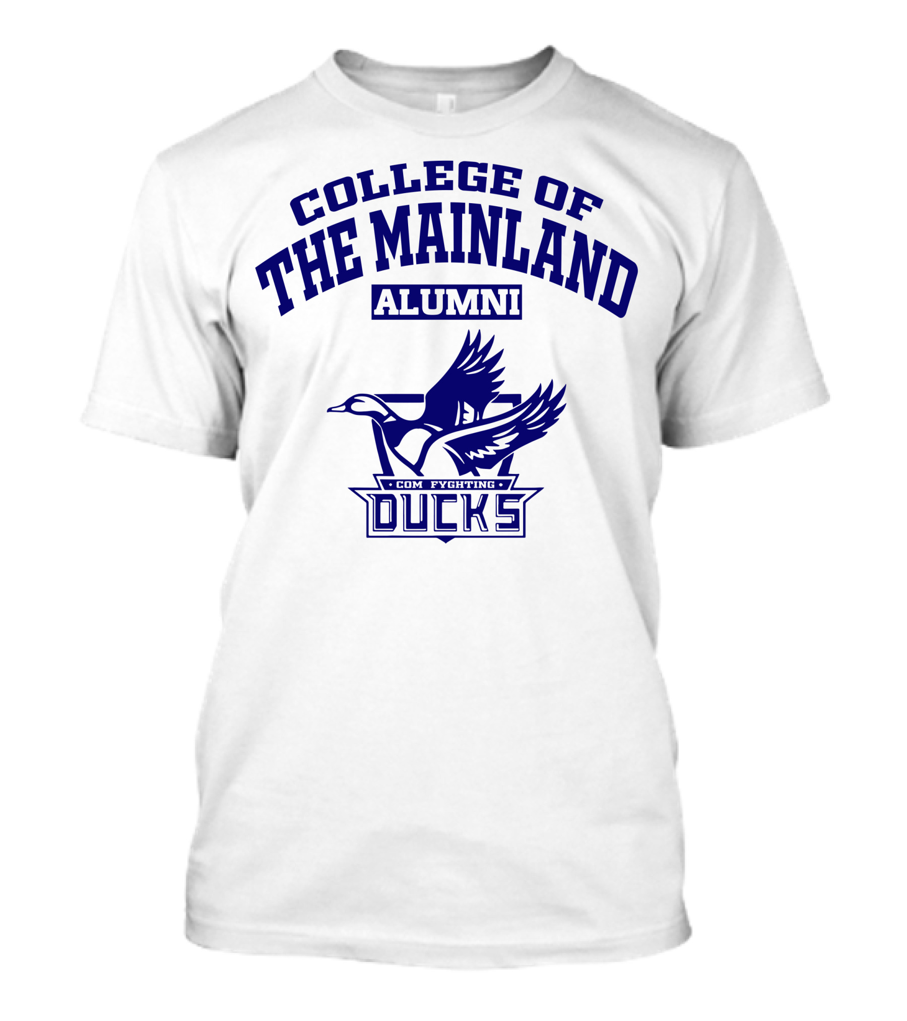 College Of The Mainland Alumni Com Fighting Ducks T-Shirt