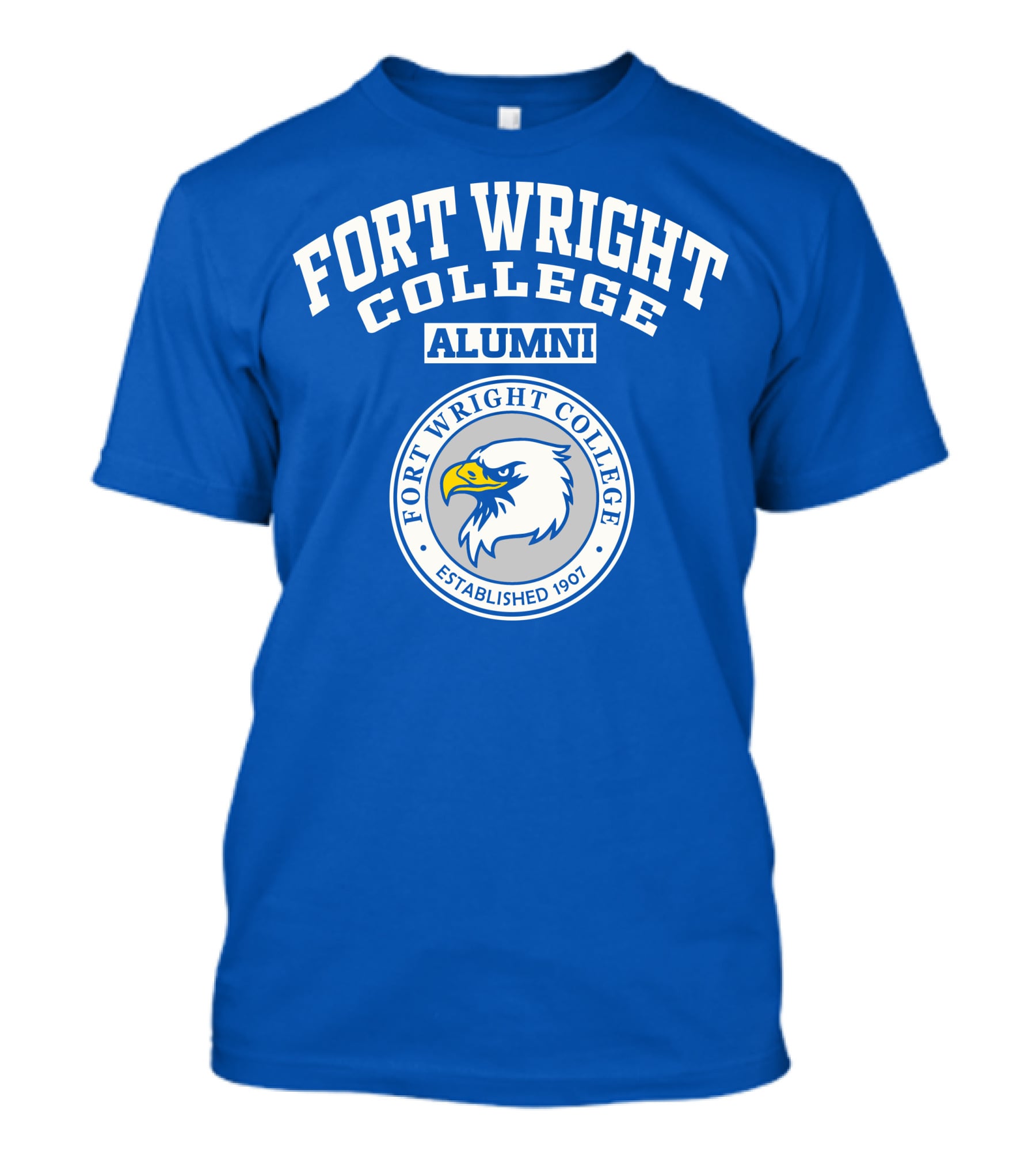 Fort Wright College Alumni Eagle Emblem Established 1907 T-Shirt