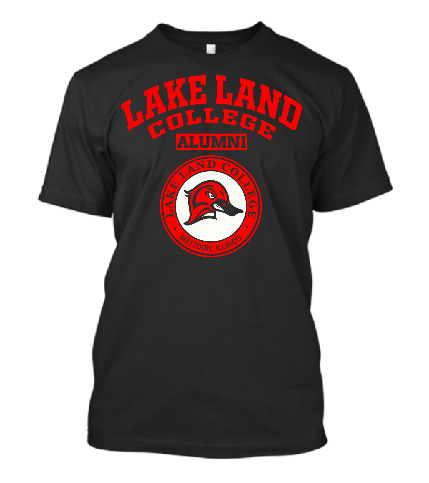 Lake Land College Alumni Mattoon Illinois Red Bird T-Shirt