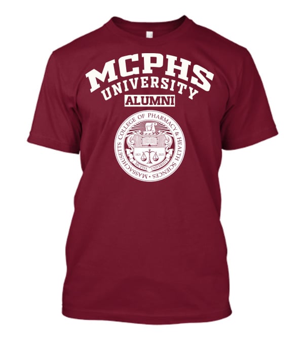 MCPHS University Alumni Massachusetts College Of Pharmacy And Health Sciences Seal T-Shirt