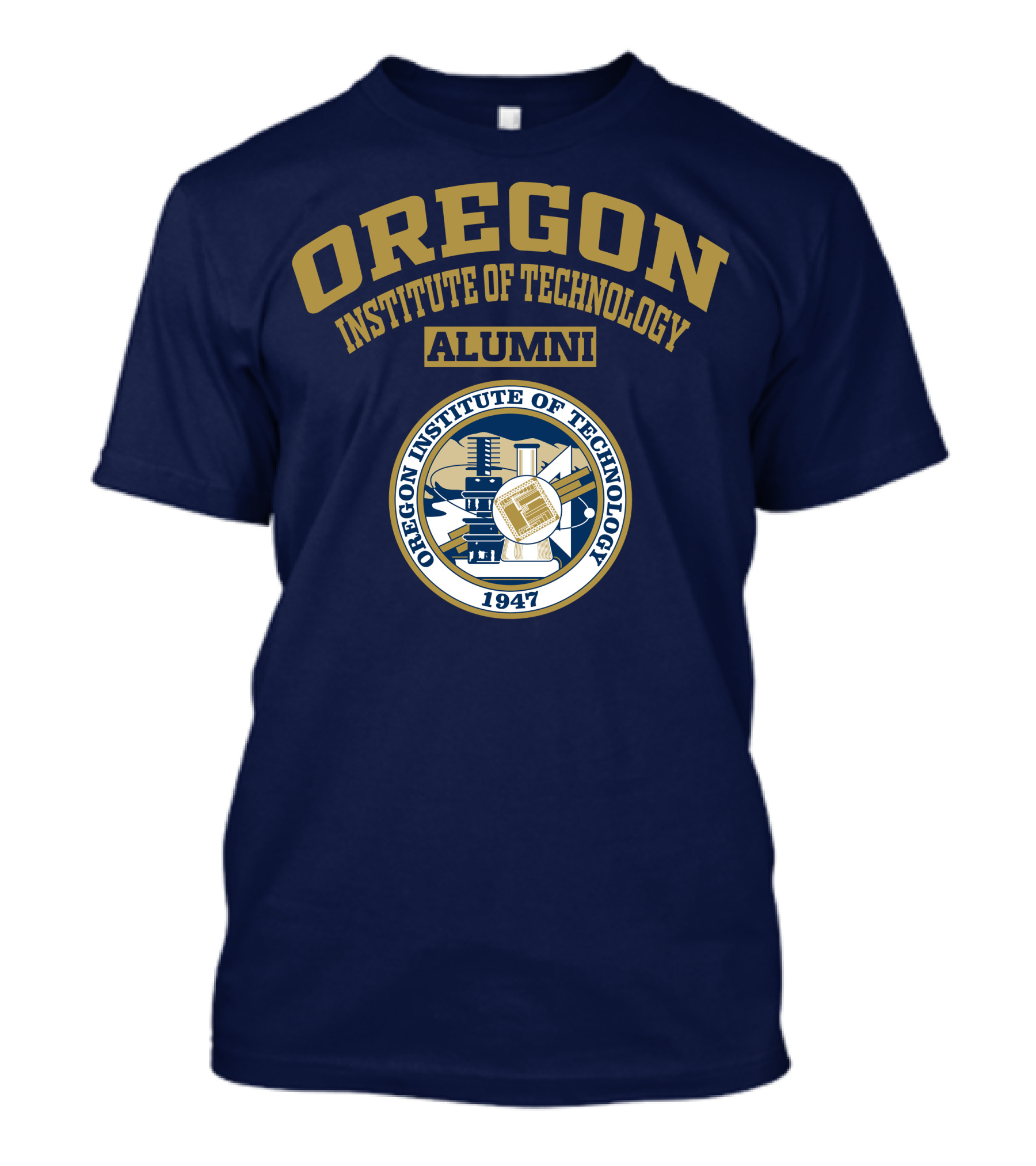 Oregon Institute Of Technology Alumni 1947 Crest T-Shirt