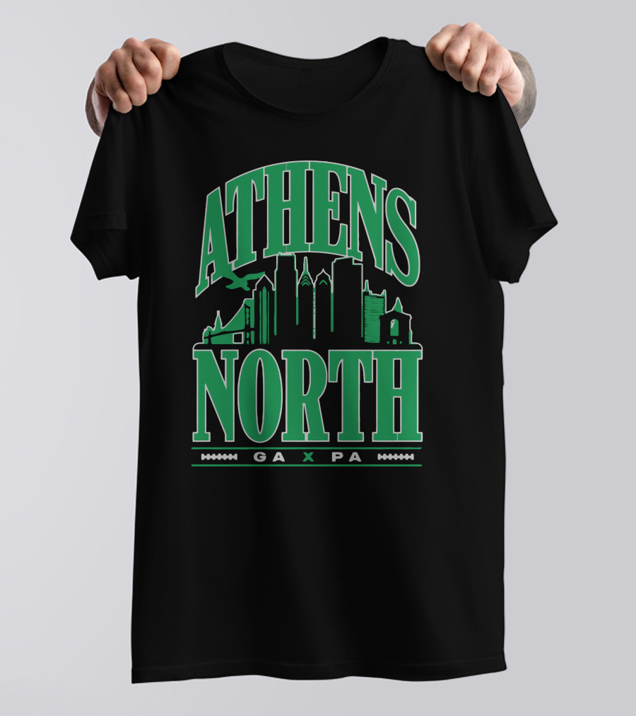 ATHENS NORTH GA PA Skyline T-Shirt