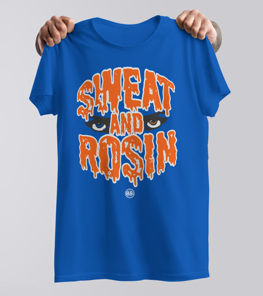 SWEAT AND ROSIN Eyes Dripping Orange 86 T-Shirt