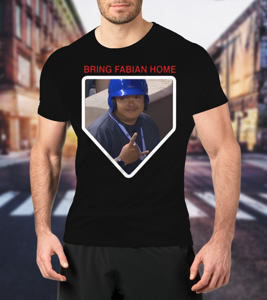 Bring Fabian Home Baseball Fan Moment T-Shirt