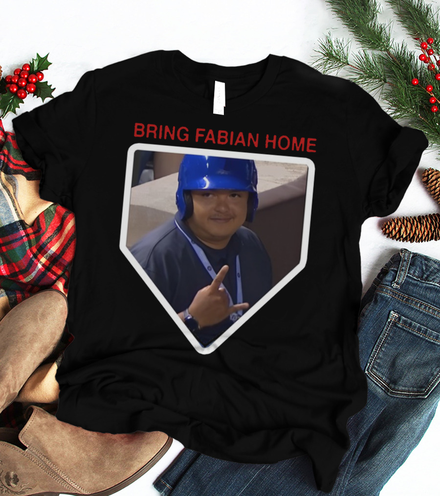 Bring Fabian Home Baseball Fan Moment T-Shirt