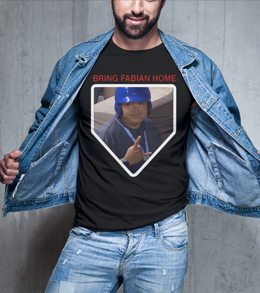 Bring Fabian Home Baseball Fan Moment T-Shirt