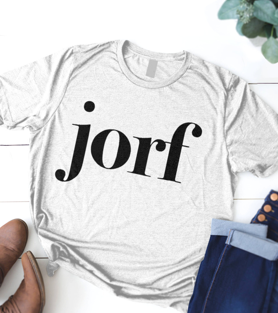 Jury Duty Jorf Text Black T-Shirt